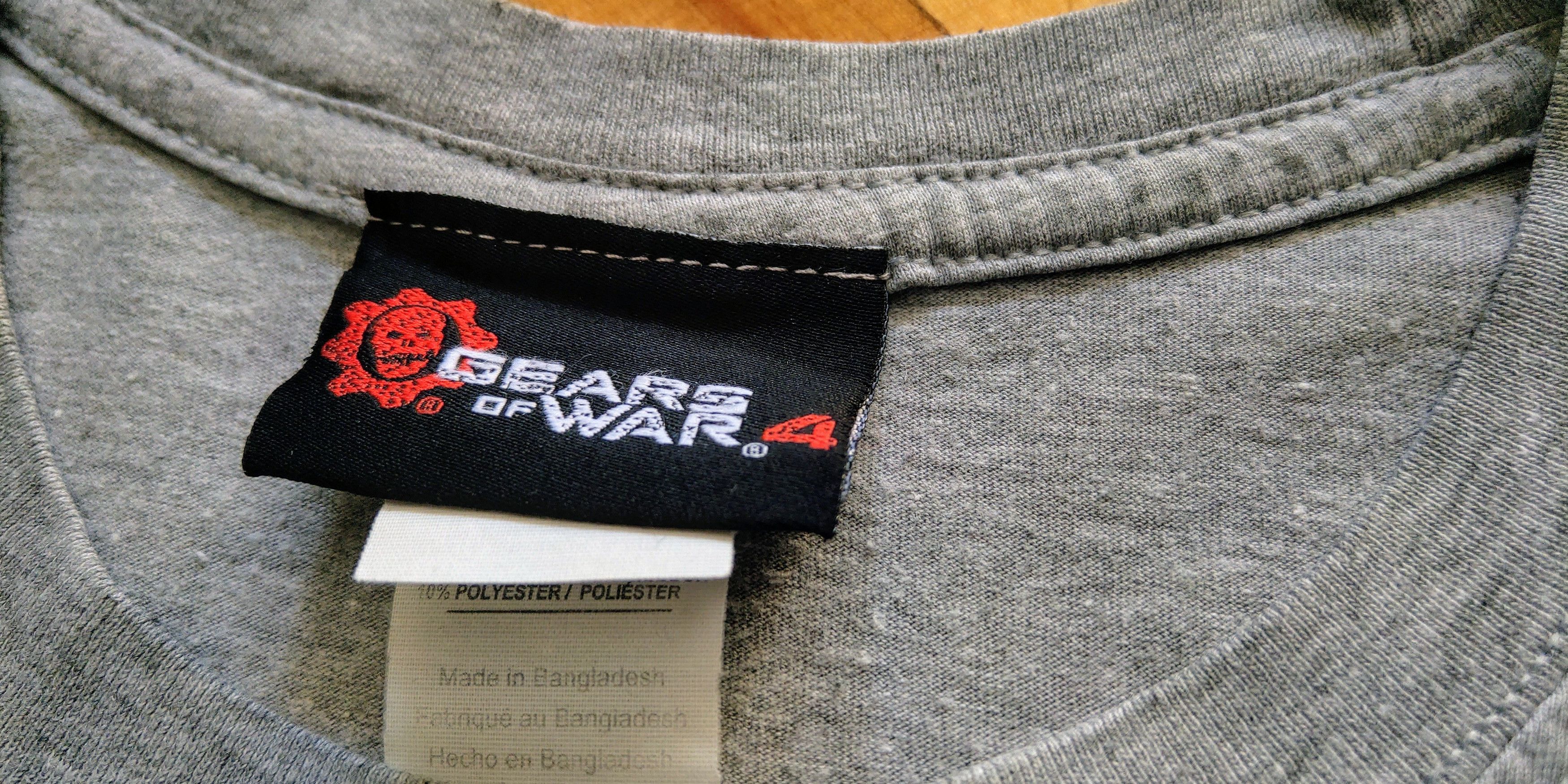Playstation Gears Of War 4 Shirt Exclusive Rare quake valve half life Size US M / EU 48-50 / 2 - 6 Thumbnail