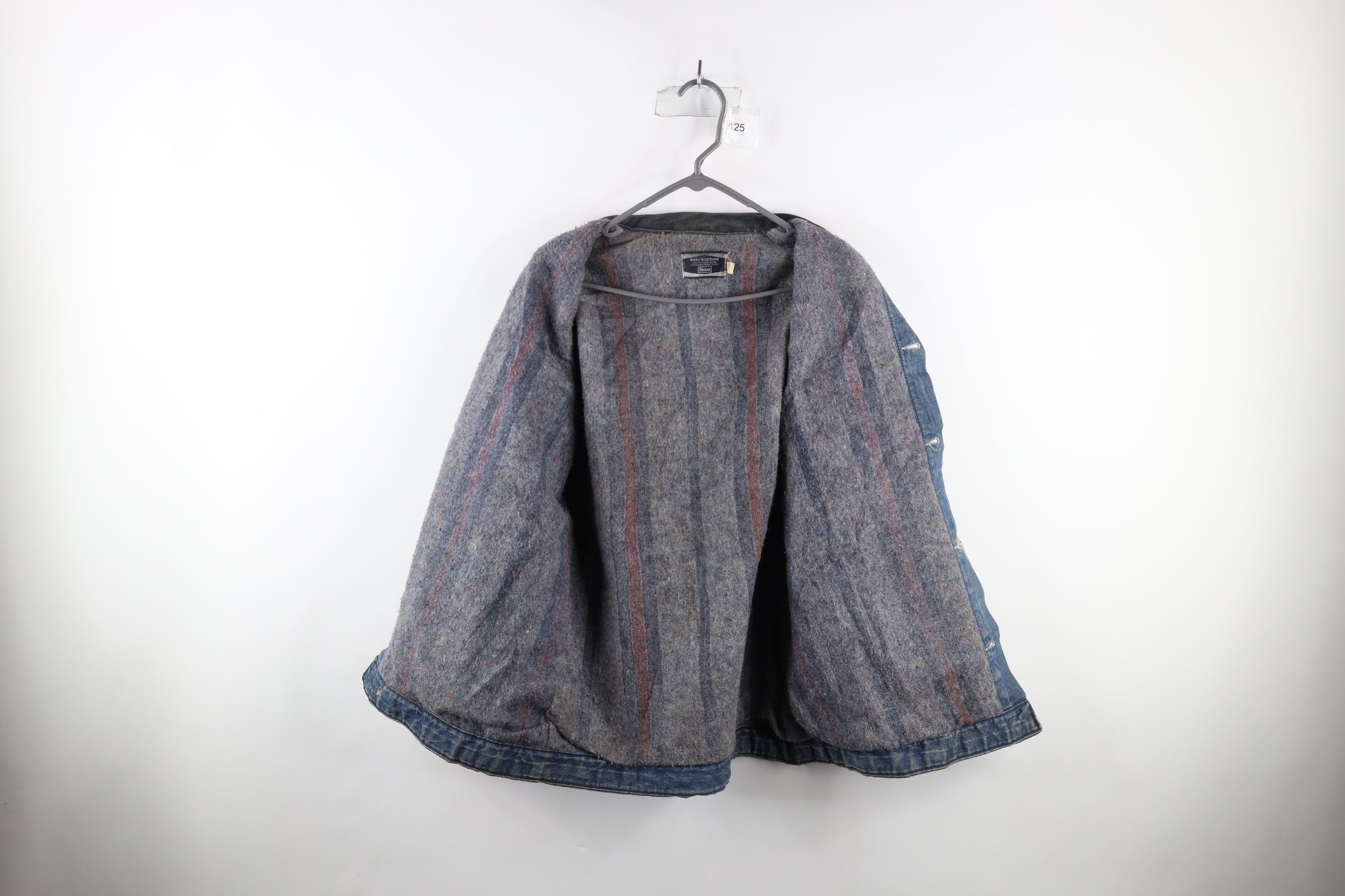 Vintage Vintage 70s Streetwear Lined Denim Chore Barn Jacket USA Size US M / EU 48-50 / 2 - 13 Thumbnail