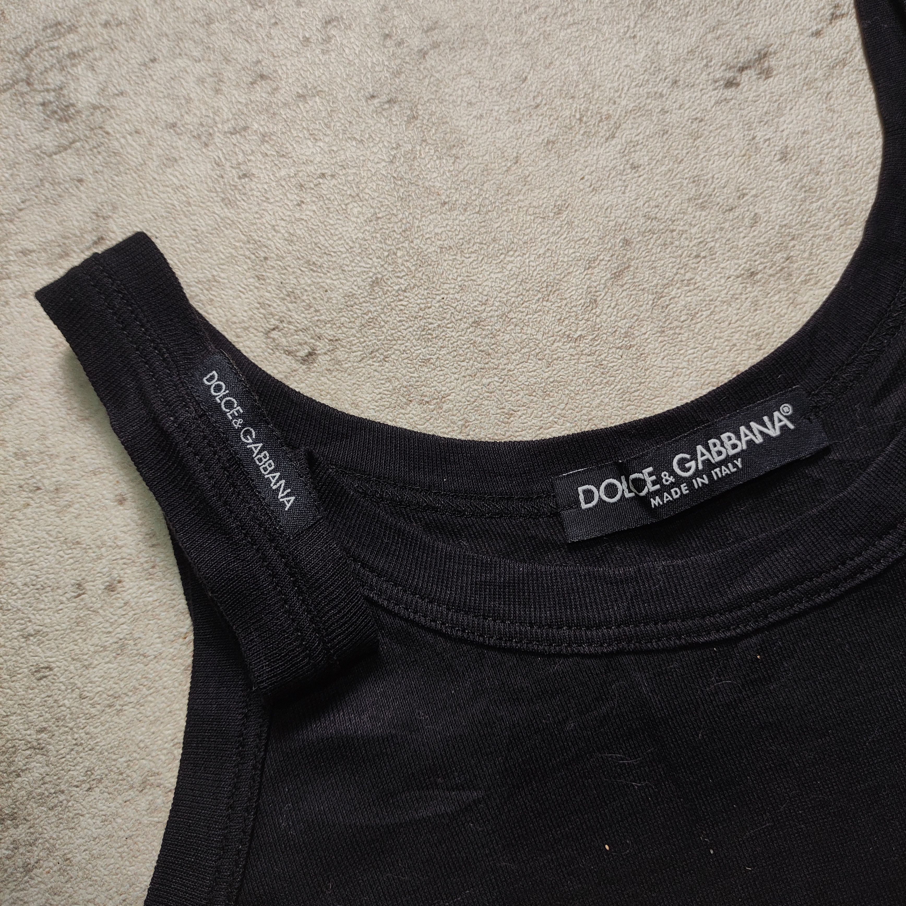 Dolce & Gabbana × Vintage Dolce and Gabbana crop tank top Size XS / US 0-2 / IT 36-38 - 5 Thumbnail