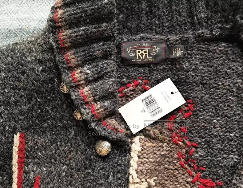 RRL Ralph Lauren RRL Ralph Lauren Hand woven wool silk blended cardigan swe Size US M / EU 48-50 / 2 - 6 Thumbnail