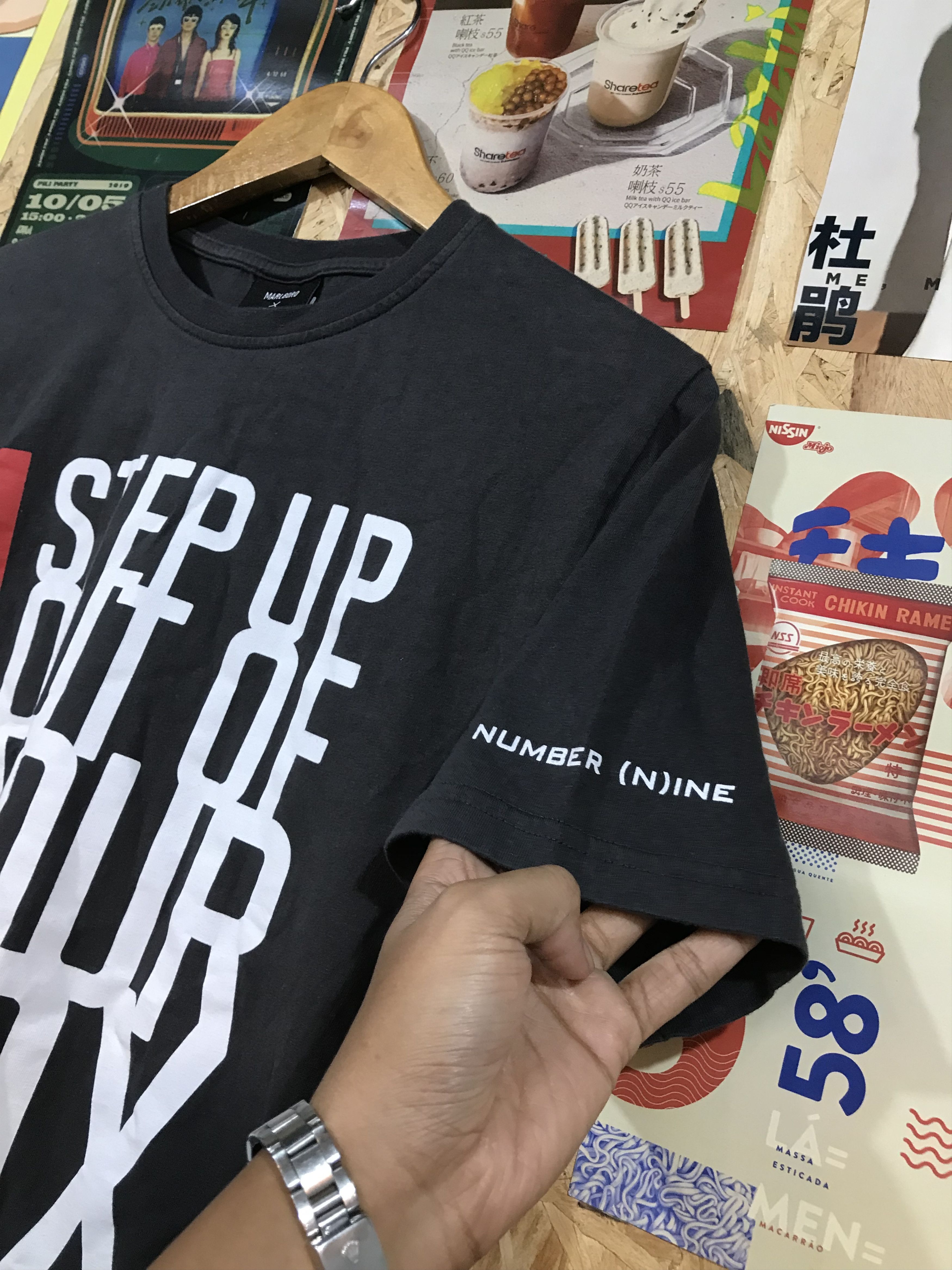 Number (N)ine Number Nine Marlboro Step Up Out Of Your Box Tee Shirt Size US M / EU 48-50 / 2 - 2 Thumbnail