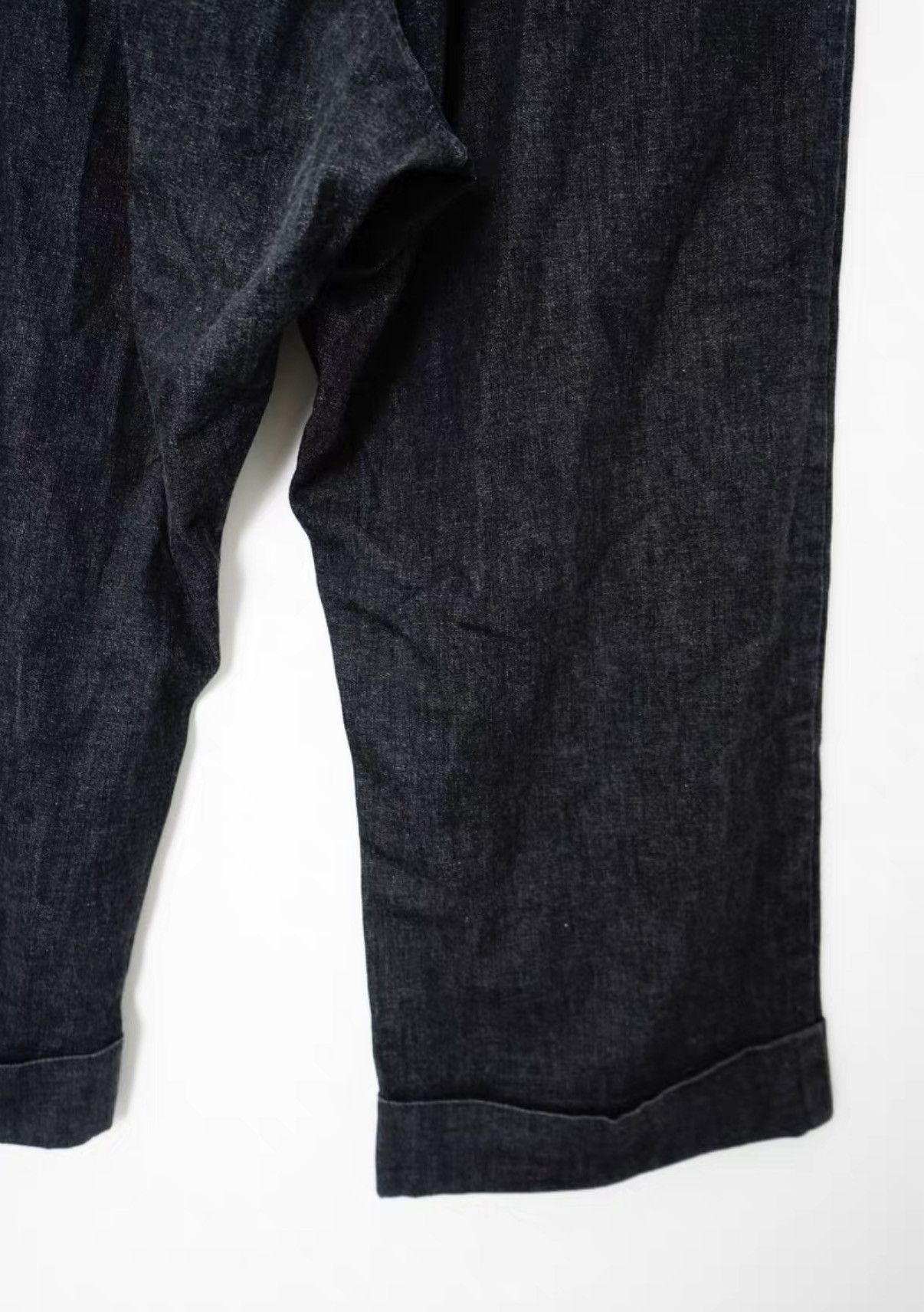 Yohji Yamamoto Yohji Yamamoto Denim Wide-Leg Pants Size US 32 / EU 48 - 6 Thumbnail