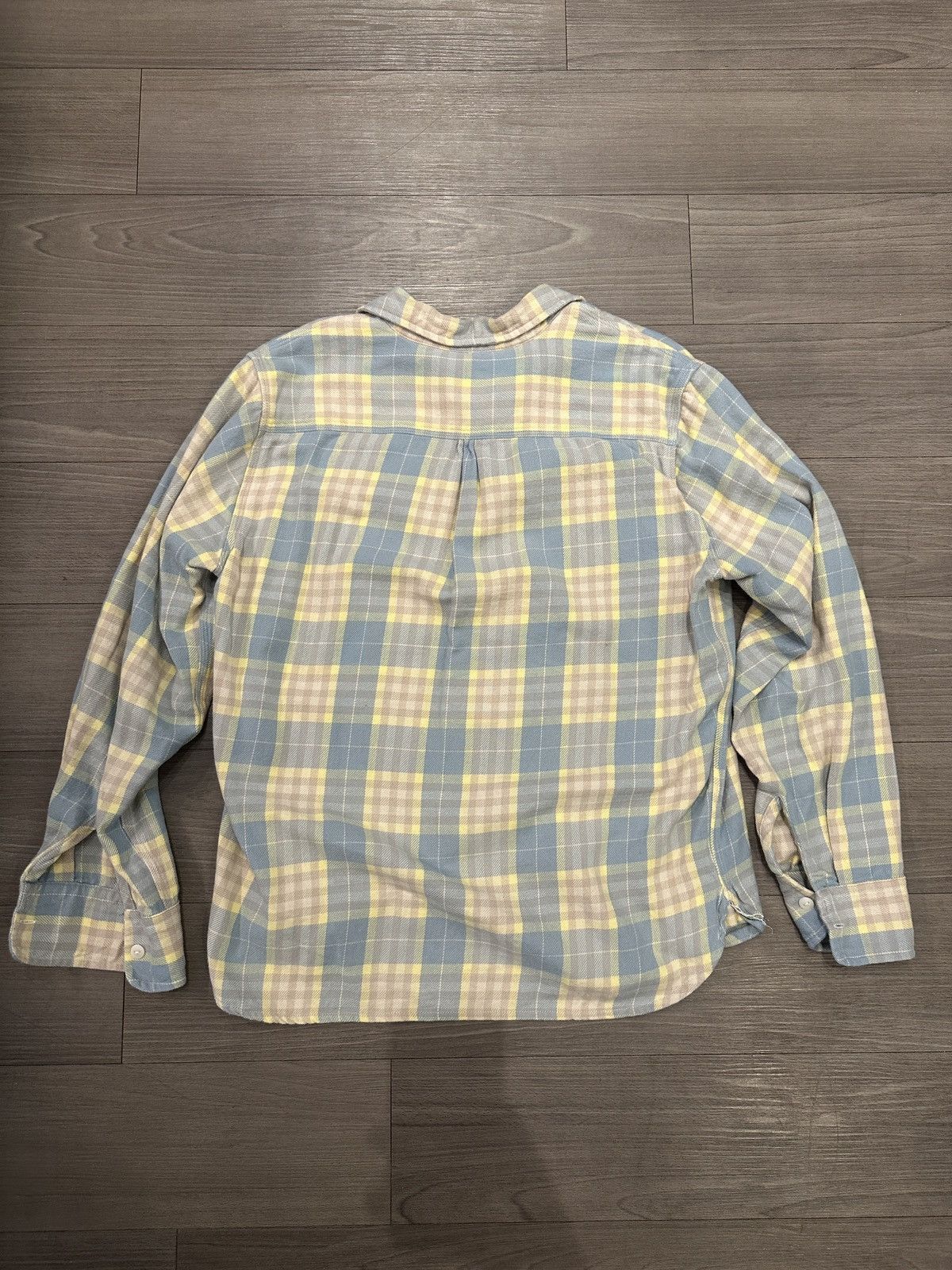 Wythe Washed Flannel Workshirt - Sand Dunes Sunrise