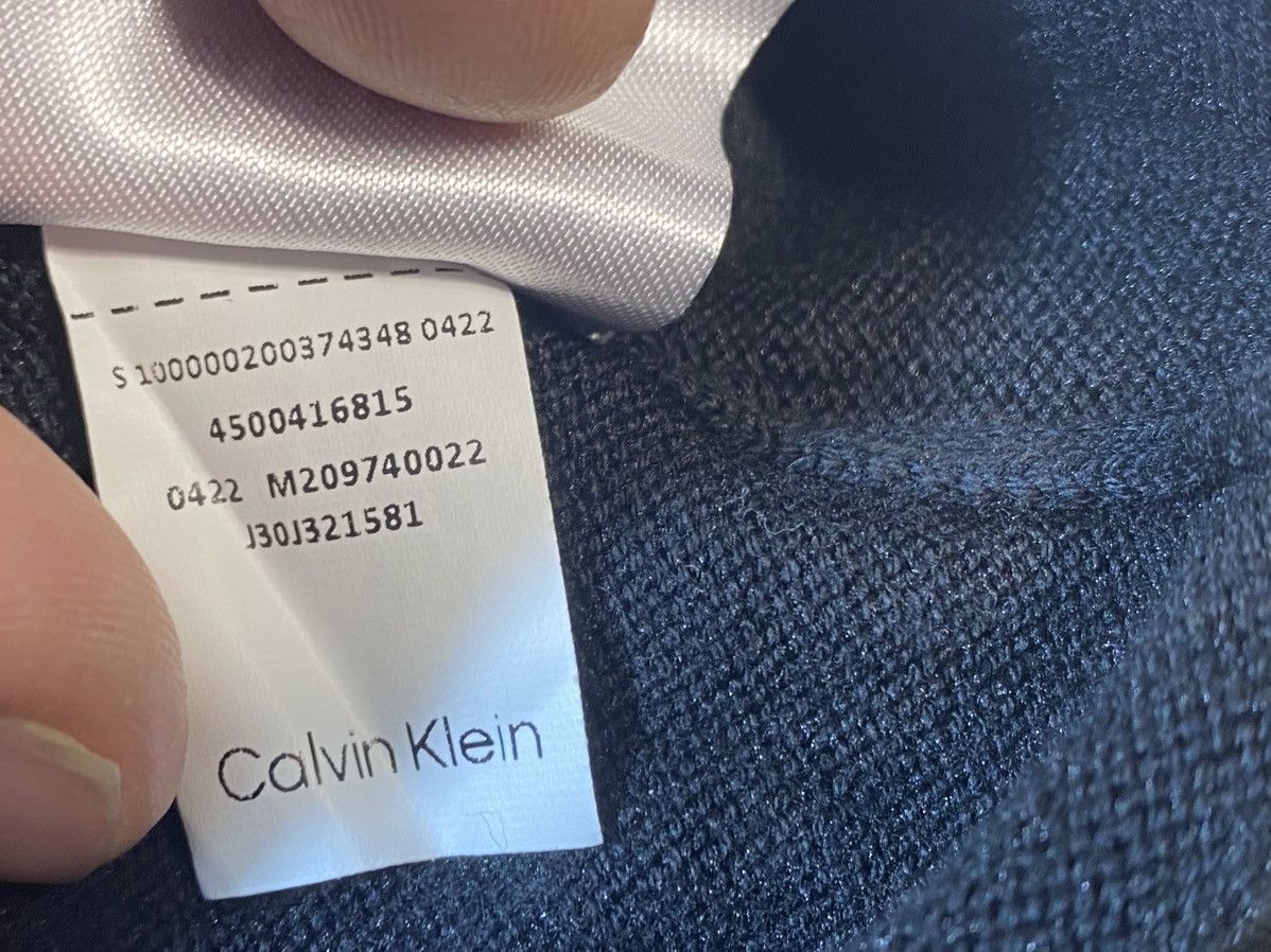 Calvin Klein × Designer Calvin Klein mens cotton black sweater size XL Size US XL / EU 56 / 4 - 6 Thumbnail