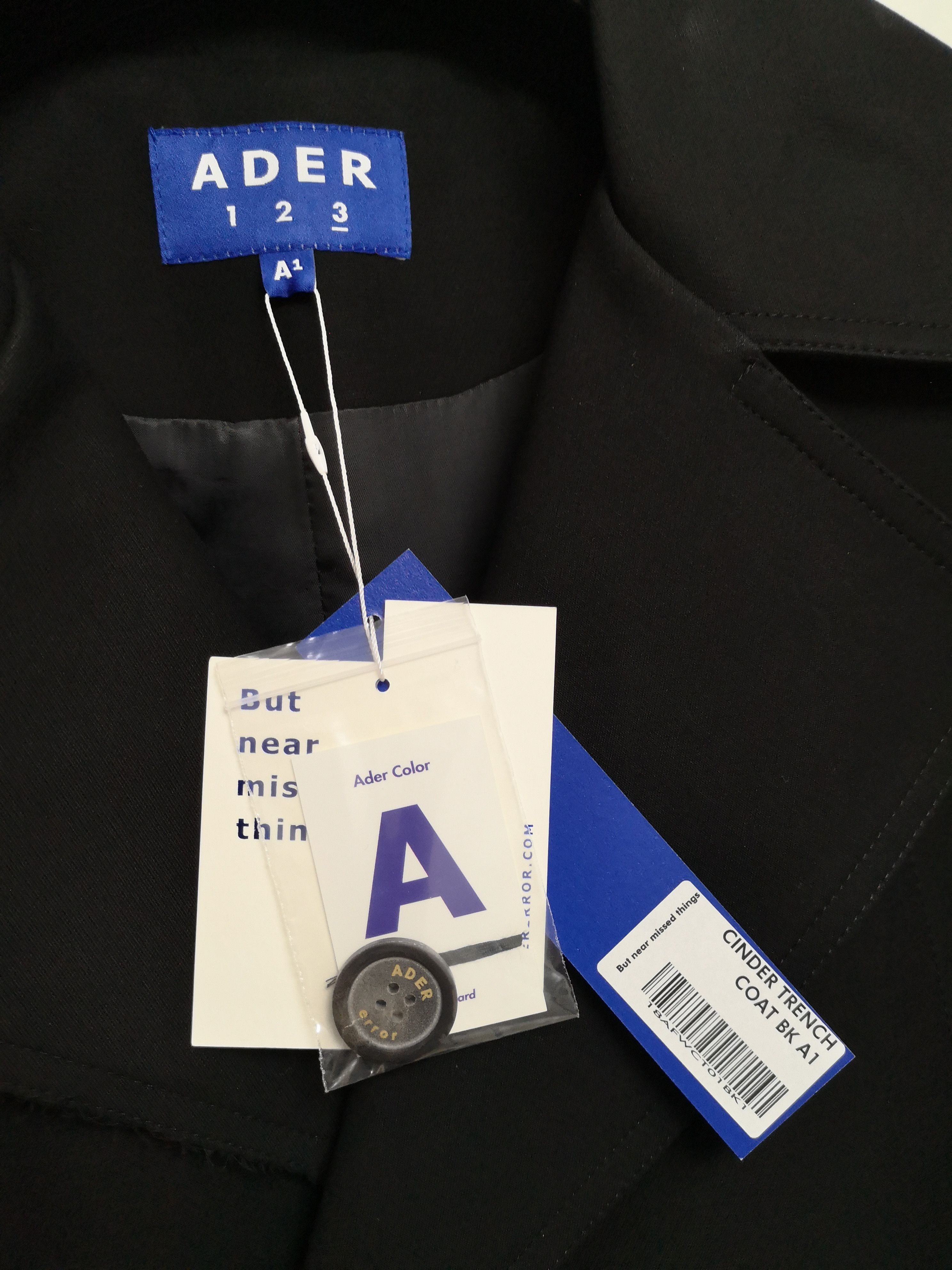 Ader Error Burnt Hem Raglan Sleeves Trenchcoat With Removable Belt Size US L / EU 52-54 / 3 - 3 Thumbnail