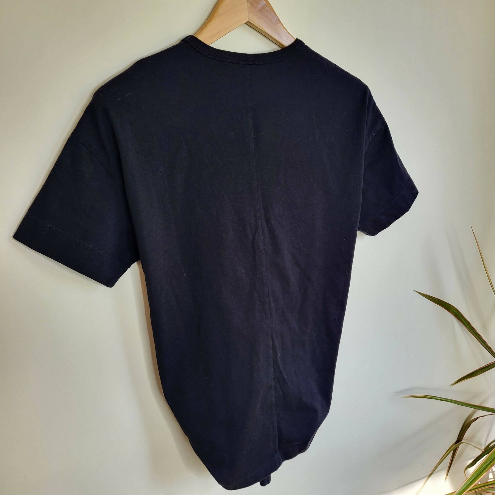 Cedric Charlier Cedric Charlier Elongated Hem Tee - Black Size M / US 6-8 / IT 42-44 - 5 Thumbnail