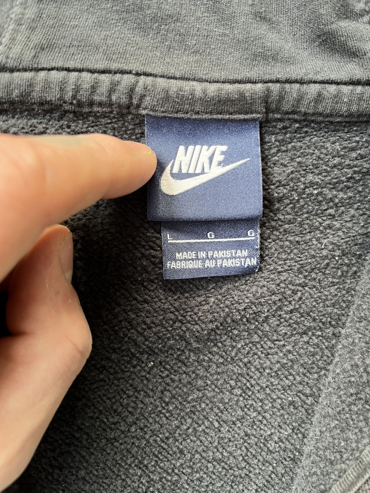 Nike Perfect Y2K Black Nike Quarterzip Hoodie Size US L / EU 52-54 / 3 - 4 Thumbnail