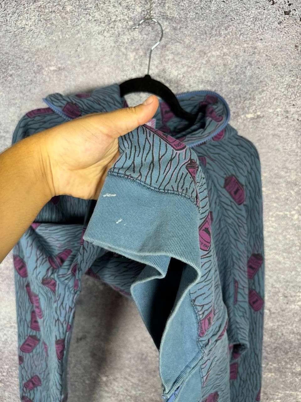 Icecream RARE BBC Icecream Spray Camo Full Zip Hoodie 2XL Size Size US XXL / EU 58 / 5 - 15 Thumbnail
