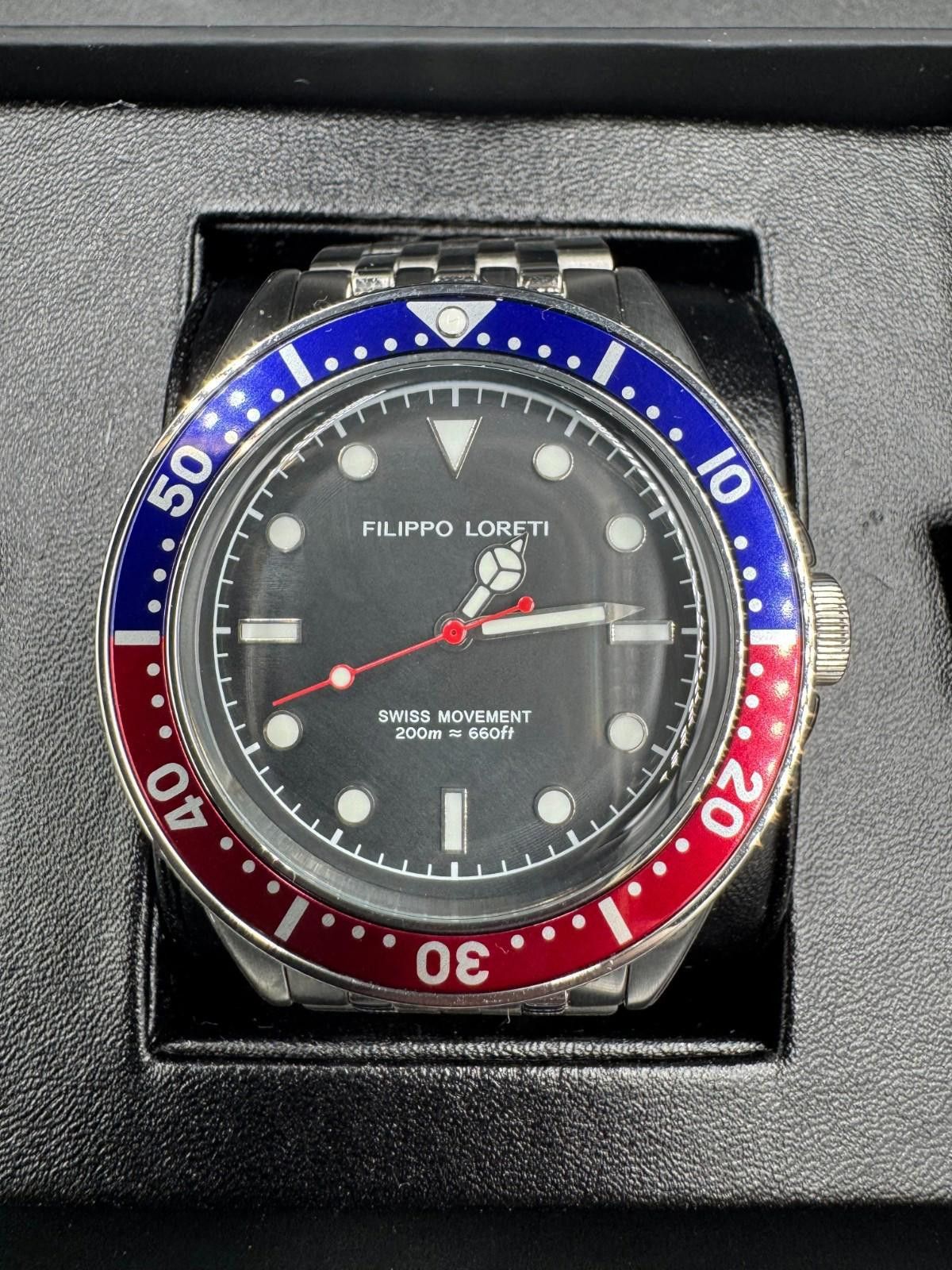 Other Brand New Filippo Loreti Subacqueo Red Blue Pepsi Bezel Dive Size ONE SIZE - 3 Thumbnail
