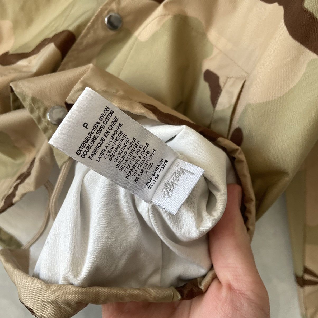 Stussy Rare Stussy Double Side Logo Nylon Camo Coach Jacket Size US M / EU 48-50 / 2 - 14 Thumbnail