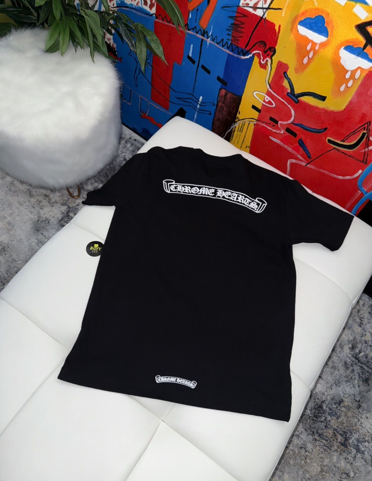 Chrome Hearts Chrome heart logo t shirt Size US XL / EU 56 / 4 - 1 Thumbnail