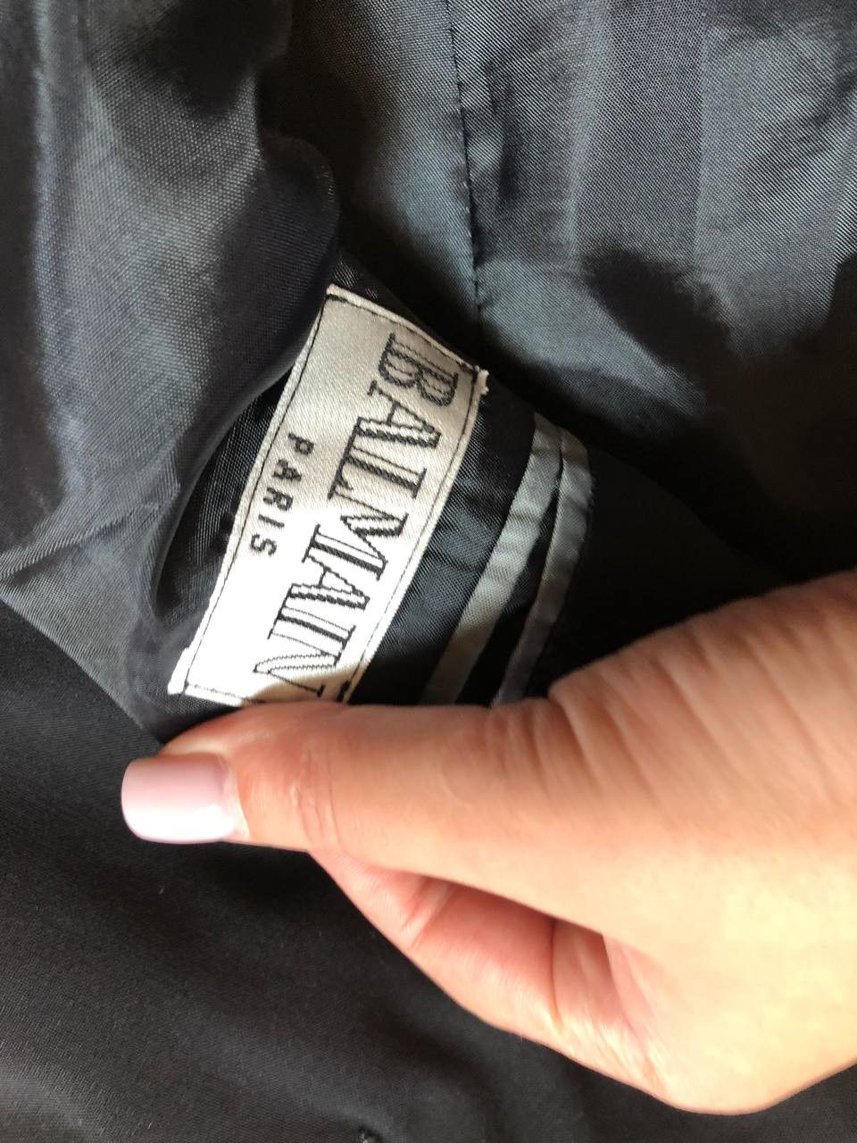Balmain Paris Blazer Men's Suit Jacket Black