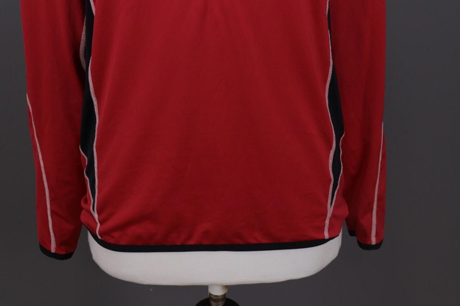 KJUS Mens Kjus Red High Neck 1/4 Zip Activewear Sweater Size 52 L Size US L / EU 52-54 / 3 - 2 Thumbnail