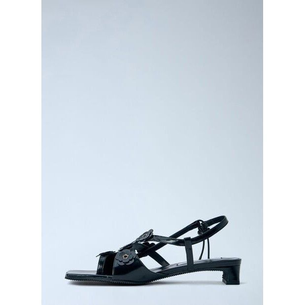 Cecilie Bahnsen CECILIE BAHNSEN Barna Black Sandals New & Authentic (Women's Size US 10 / IT 40 - 4 Thumbnail