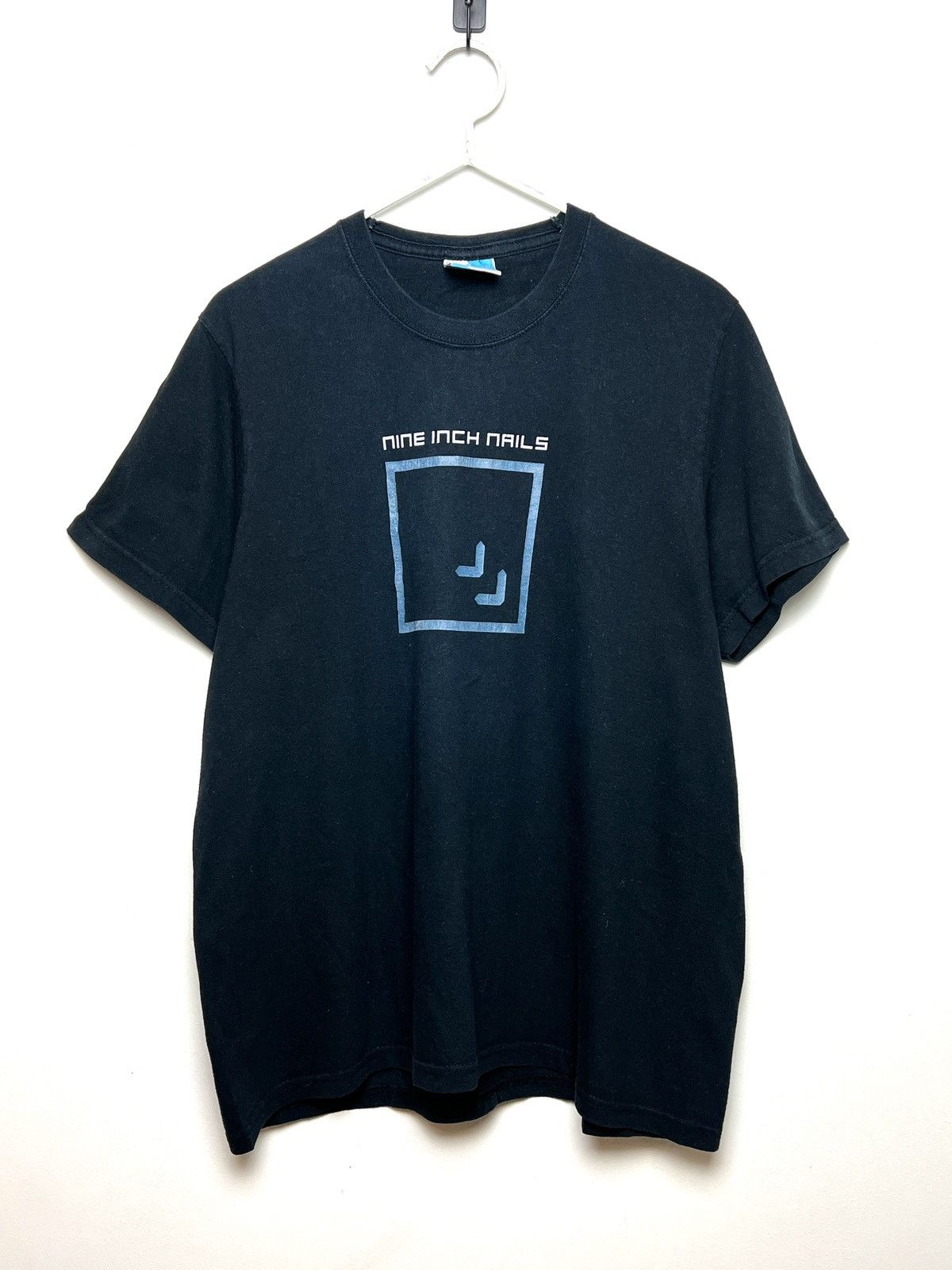 image of Band Tees x Vintage Nine Inch Nails Y2K T Shirt M-L in Black, Men's (Size Large)