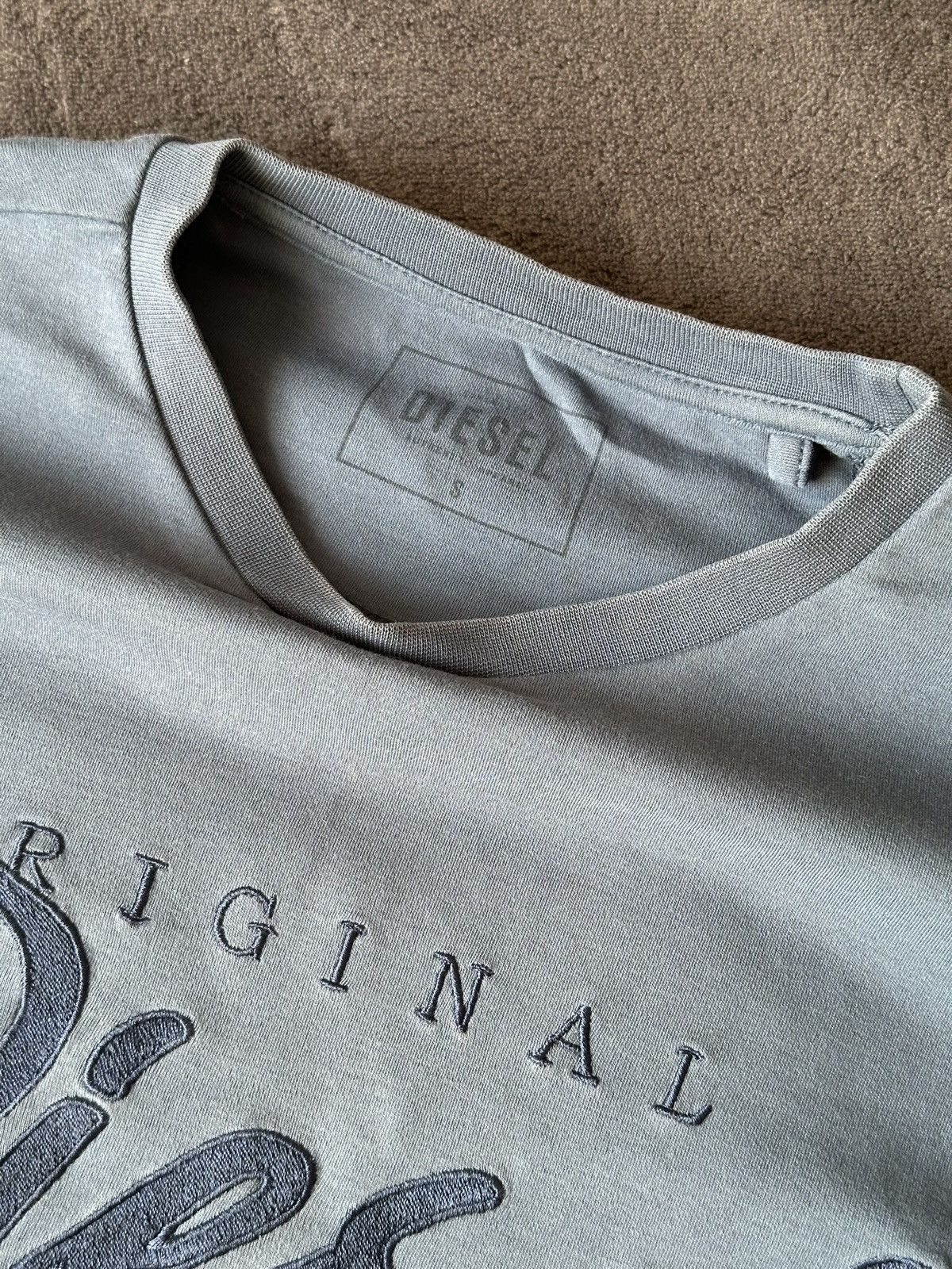 Diesel × Vintage Vintage Diesel Tee Shirt Big Logo Japan Style Size US S / EU 44-46 / 1 - 5 Thumbnail