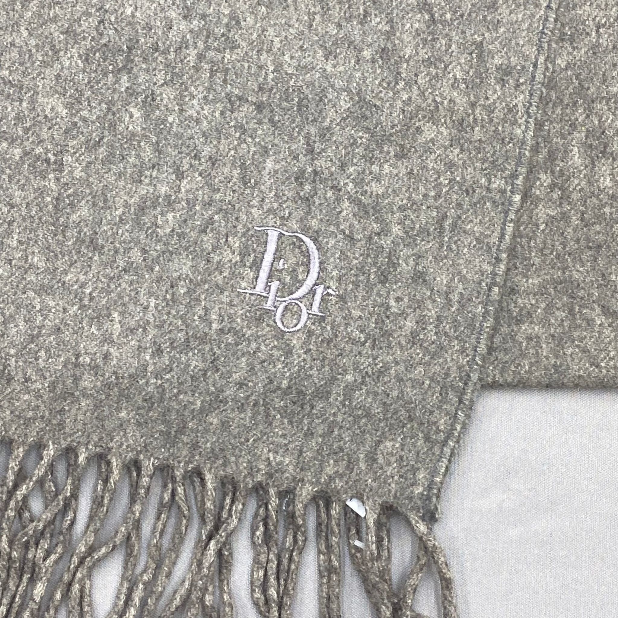 Japanese Brand Vintage Christian Dior Scarf Muffler Wool Cashmere Scarves Size ONE SIZE - 4 Thumbnail