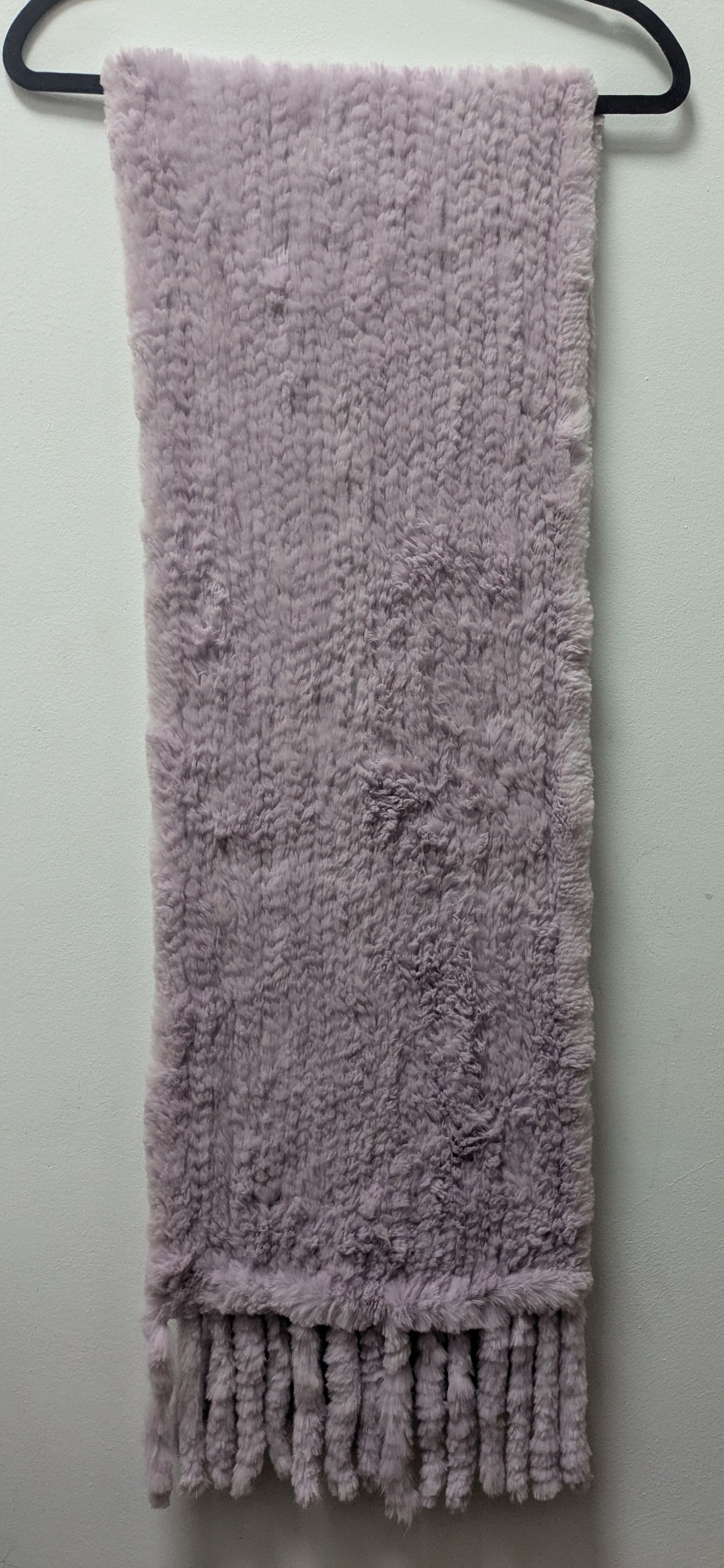 Yves Salomon Yves Salomon Lilac Rabbit Fur Scarf – Vintage, 190cm Size ONE SIZE - 2 Thumbnail