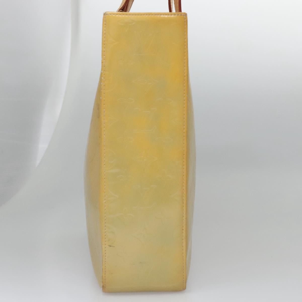 Louis Vuitton LOUIS VUITTON Monogram Vernis Columbus Tote Bag Gris M91028 Size ONE SIZE - 5 Thumbnail