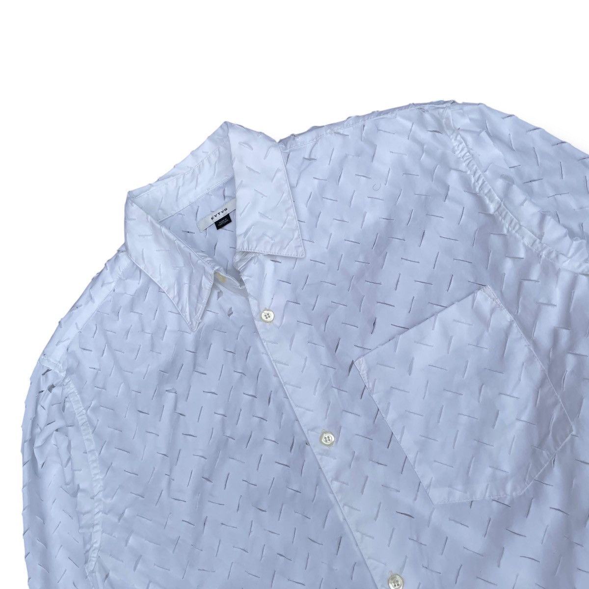 Eytys Eytys Otis Perforated Button-up Cotton Shirt Size US S / EU 44-46 / 1 - 4 Thumbnail