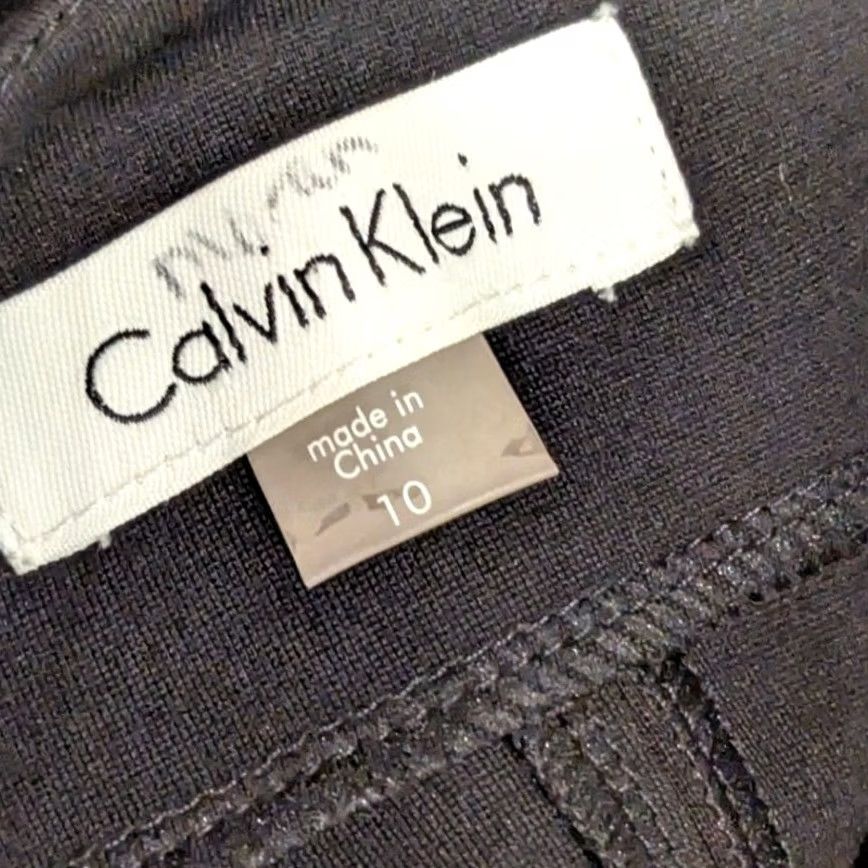 Calvin Klein Calvin Klein Skirt Knee Length Elastic Waist Pencil Black Womens Size 10 Size 32" / US 10 / IT 46 - 4 Thumbnail