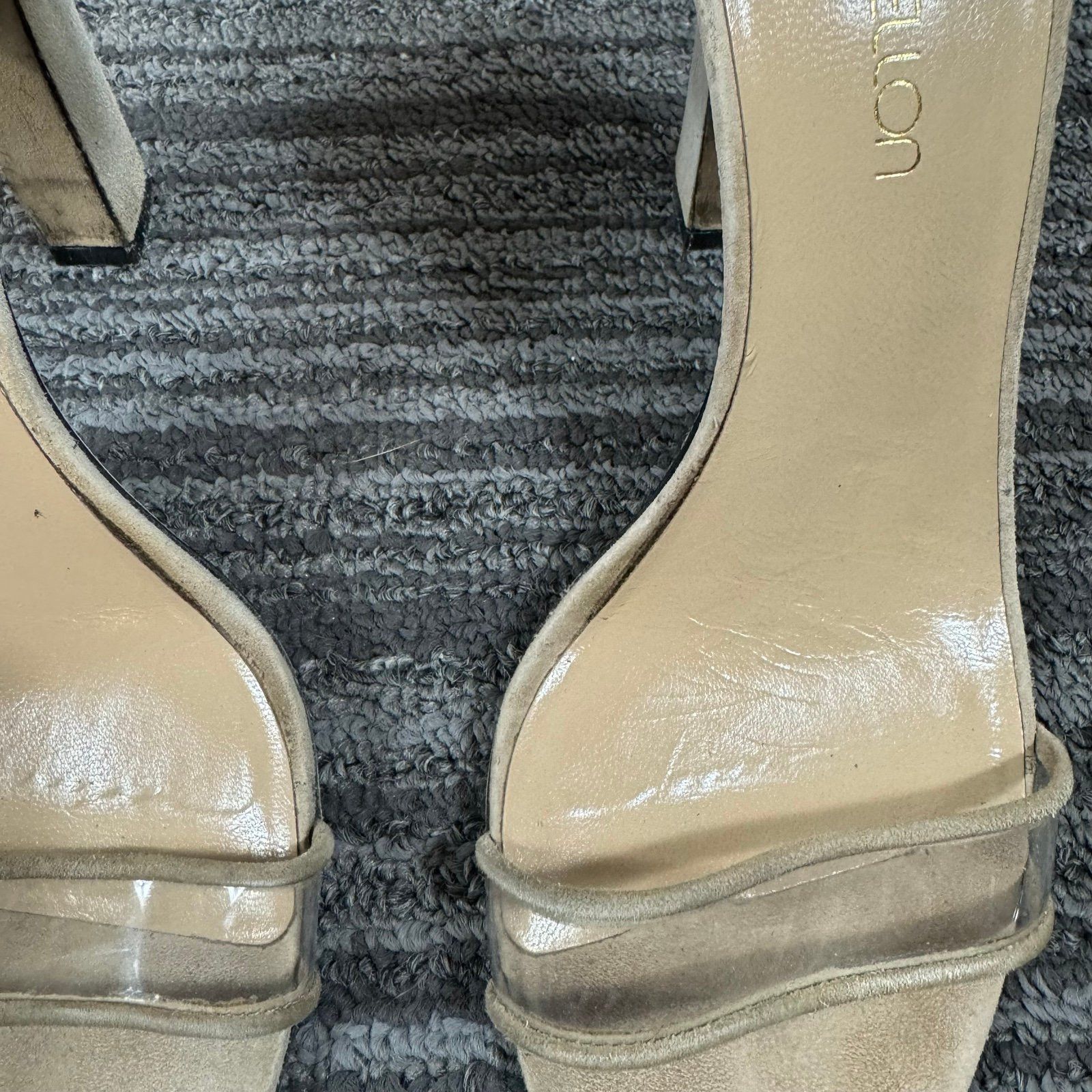 Tamara Mellon Tamara Mellon Jagger Suede Ankle Strap High Heel Sandals Be Size US 9 / IT 39 - 6 Thumbnail