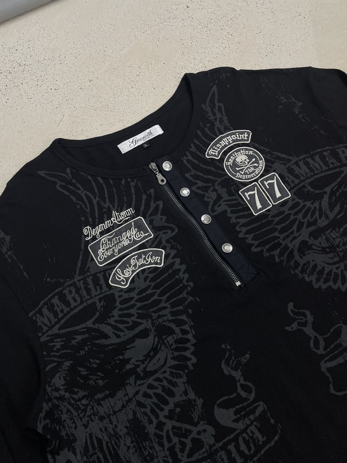 In The Attic In The Attic Gothic Bobber Harley Davidson Vintage Style Size US XXL / EU 58 / 5 - 5 Thumbnail