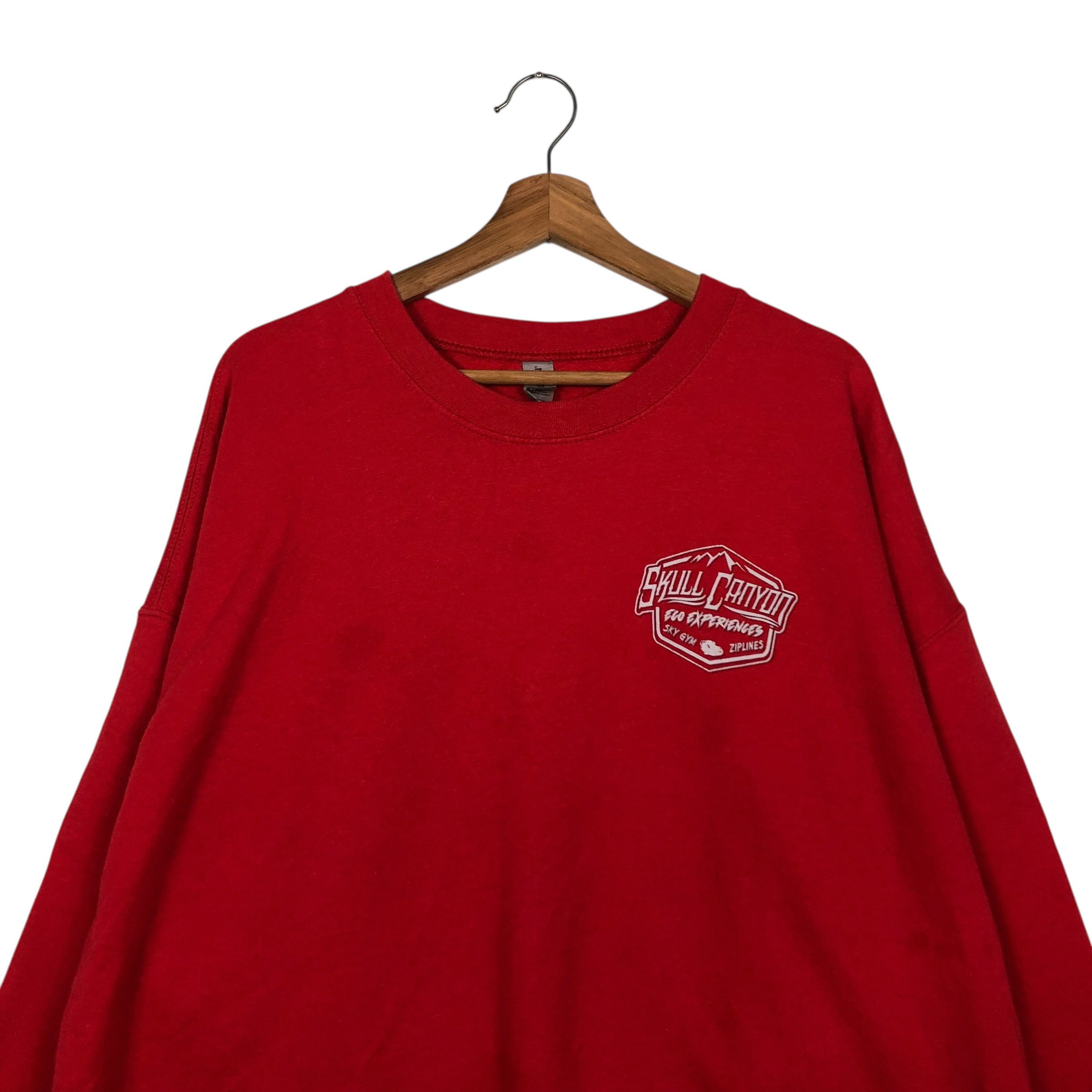 Japanese Brand 📌Vintage Sweatshirt Skull Canyon Gym Big Logo Size US XXL / EU 58 / 5 - 4 Thumbnail