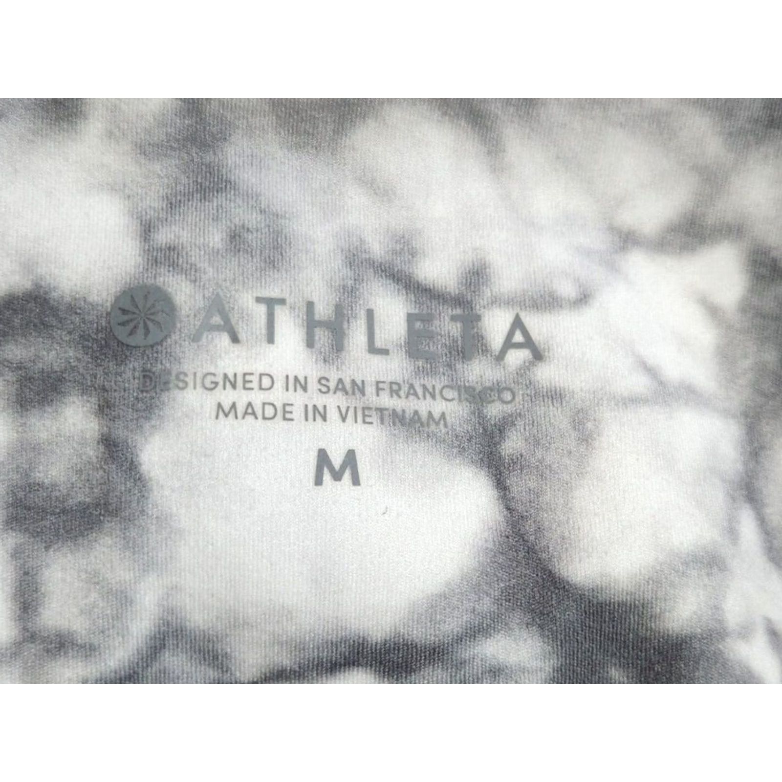 Athleta Athleta Tie Womens M Gray Dye Salutation Tight Leggings Size 32" / US 10 / IT 46 - 7 Thumbnail