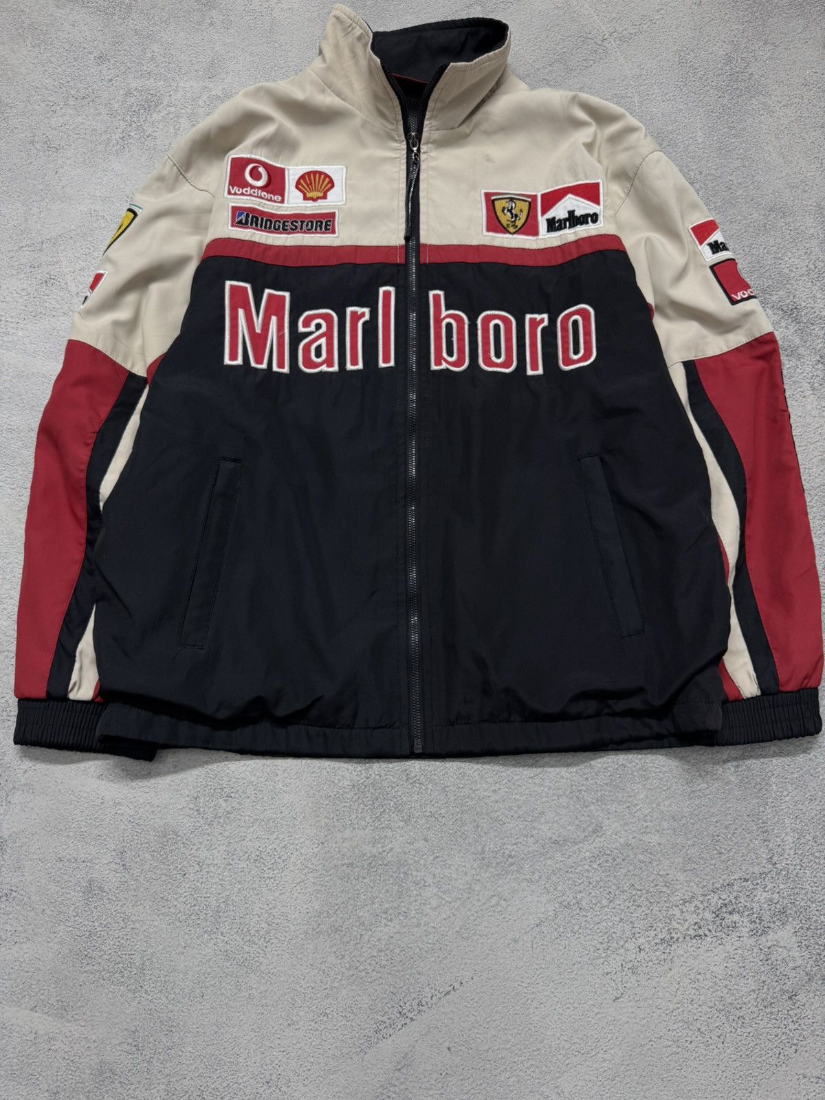 Ferrari Vintage Ferrari Marlboro Men Racing Jacket Schumacher 90’s Size US XL / EU 56 / 4 - 9 Thumbnail
