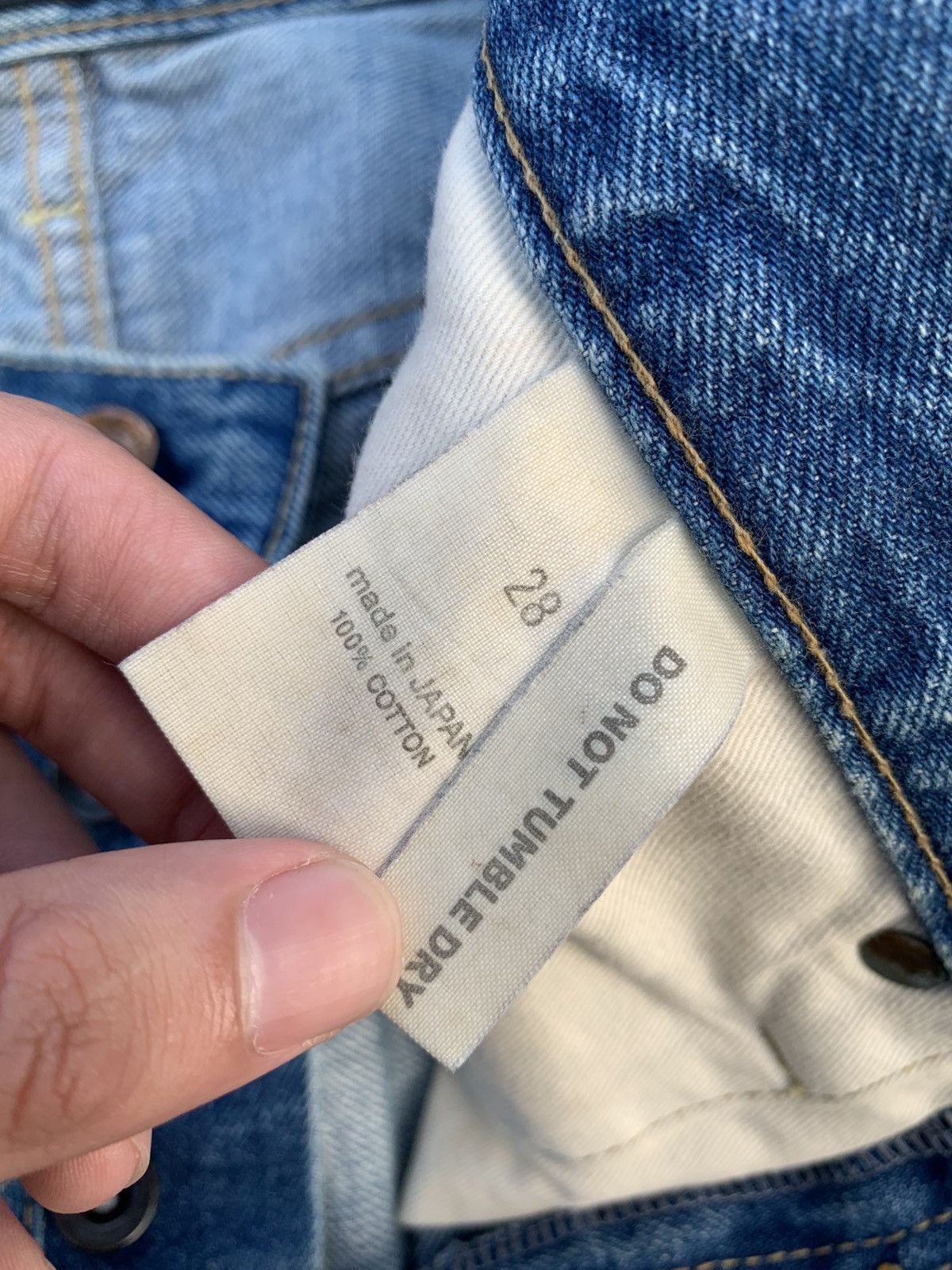Kapital VINTAGE CHIMALA SELVEDGE JAPANESE RUSTY DISTRESSED DENIM Size US 32 / EU 48 - 18 Thumbnail