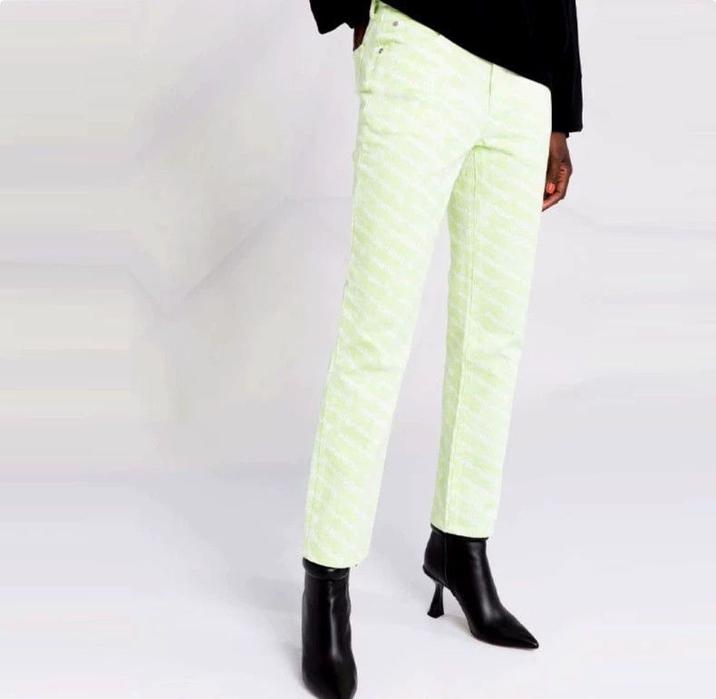 Alexander Wang FW21 Logo Straight Jeans-