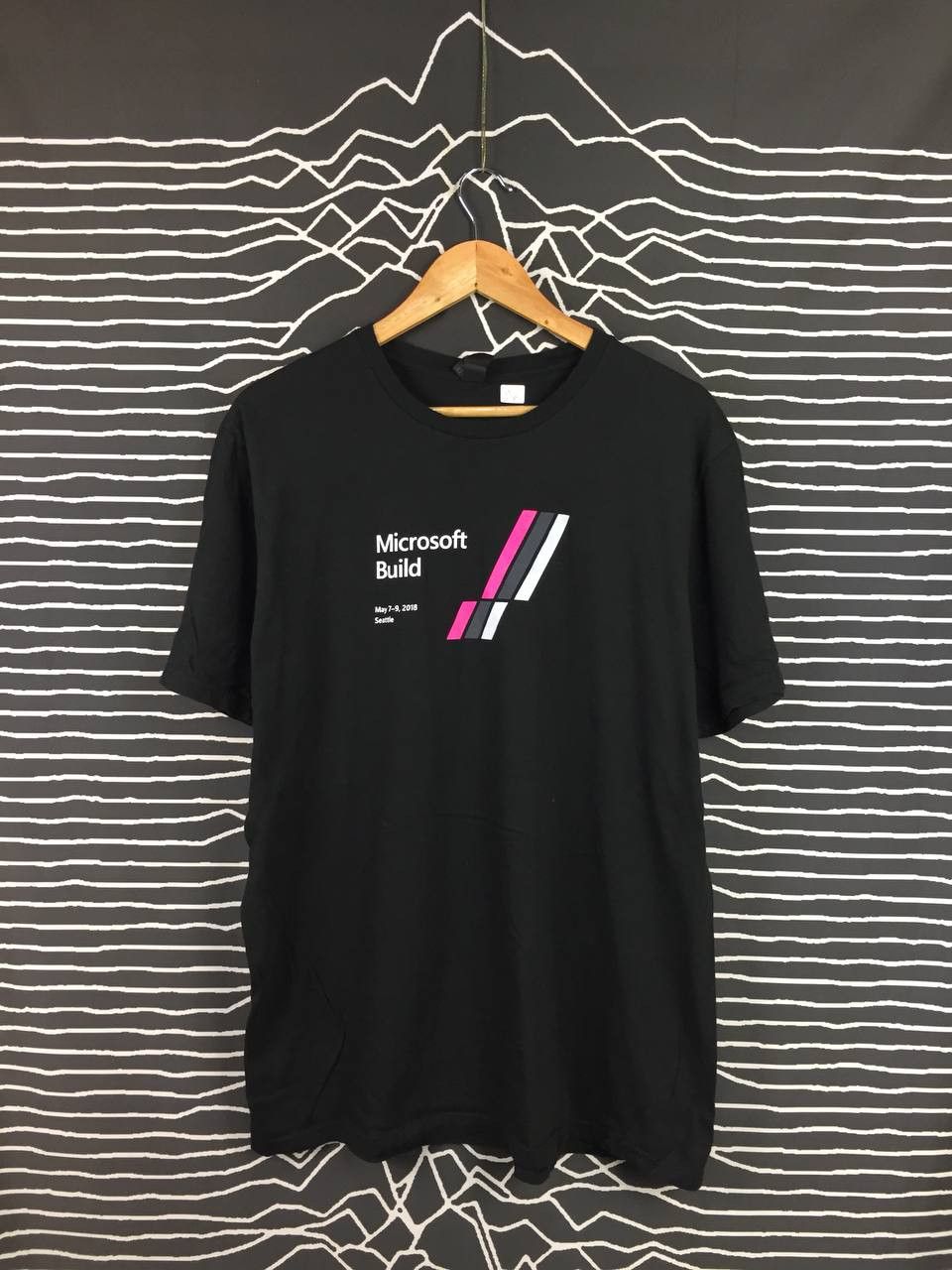 image of Microsoft Build 2018 Annual Conference Event Techwear Tee in Black, Men's (Size XL)