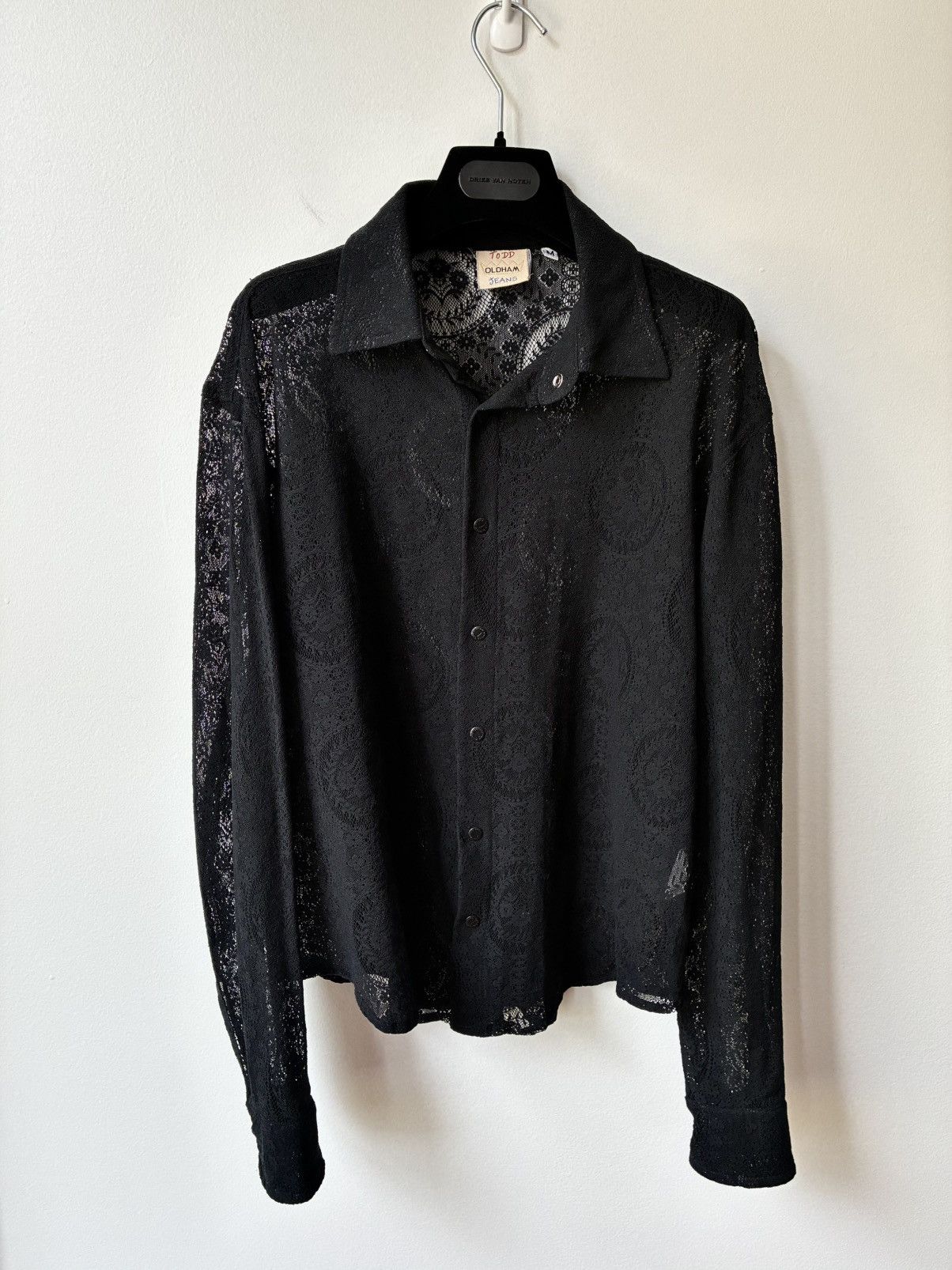 Todd Oldham Todd Oldham Vintage 1990’s Lace Snap Button Blouse Size M / US 6-8 / IT 42-44 - 3 Thumbnail