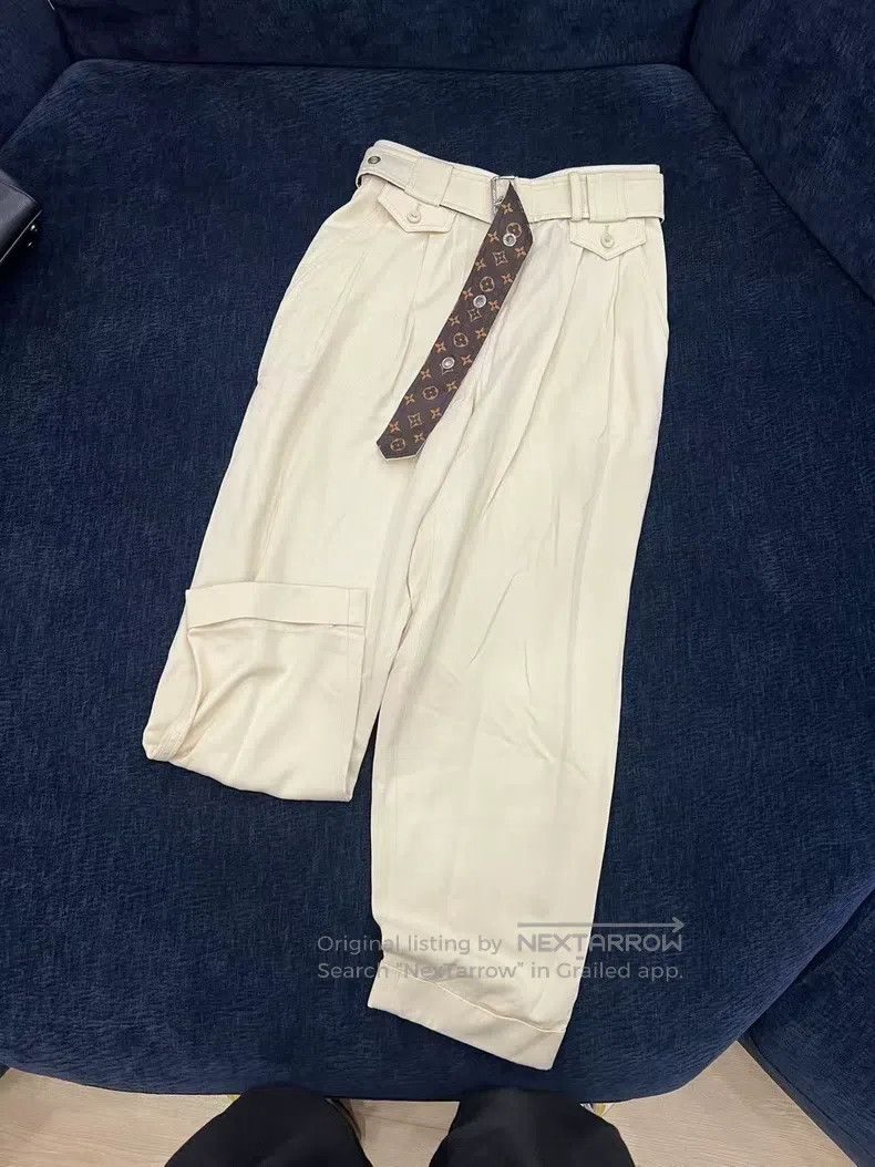 Louis Vuitton Louis Vuitton White overalls pants Size US 36 / EU 52 - 1 Thumbnail