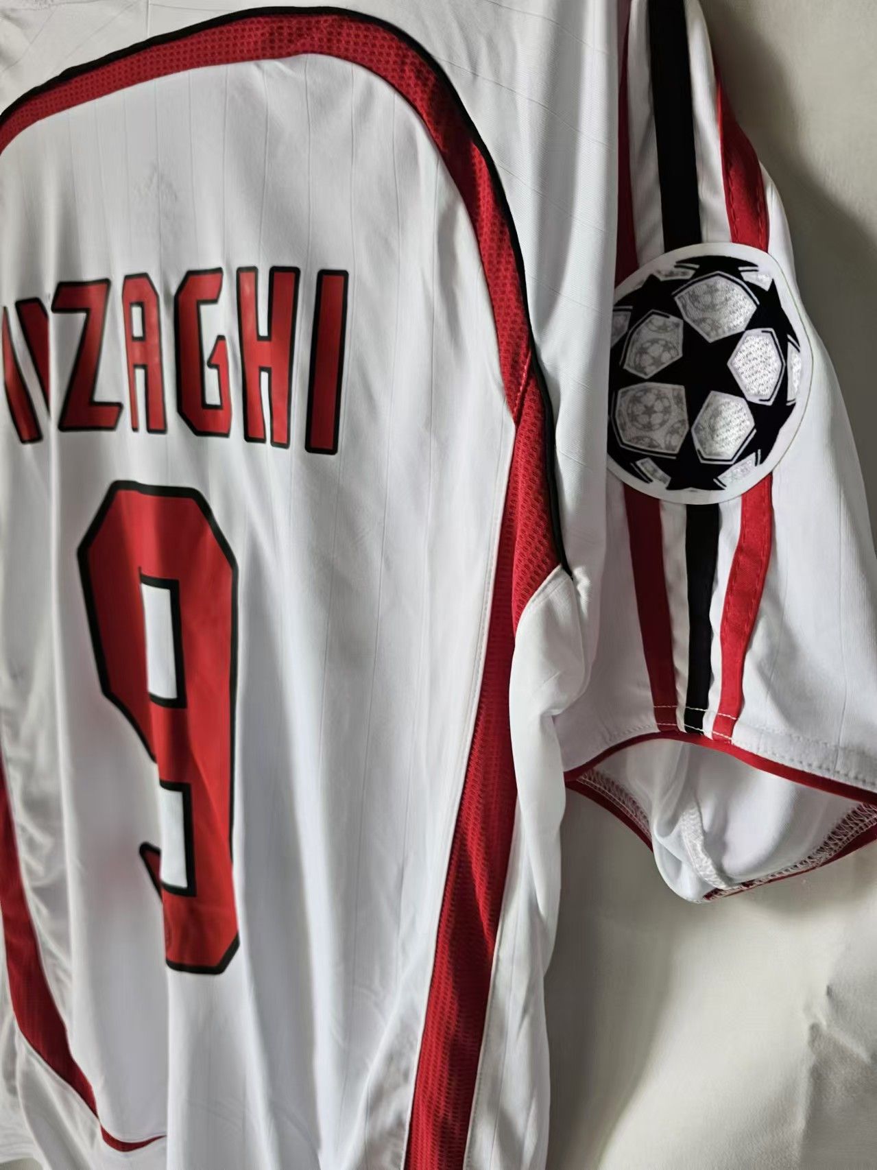 Other 2006 07 AC Milan 9 Filippo Inzaghi Jersey Size US XXL / EU 58 / 5 - 4 Thumbnail