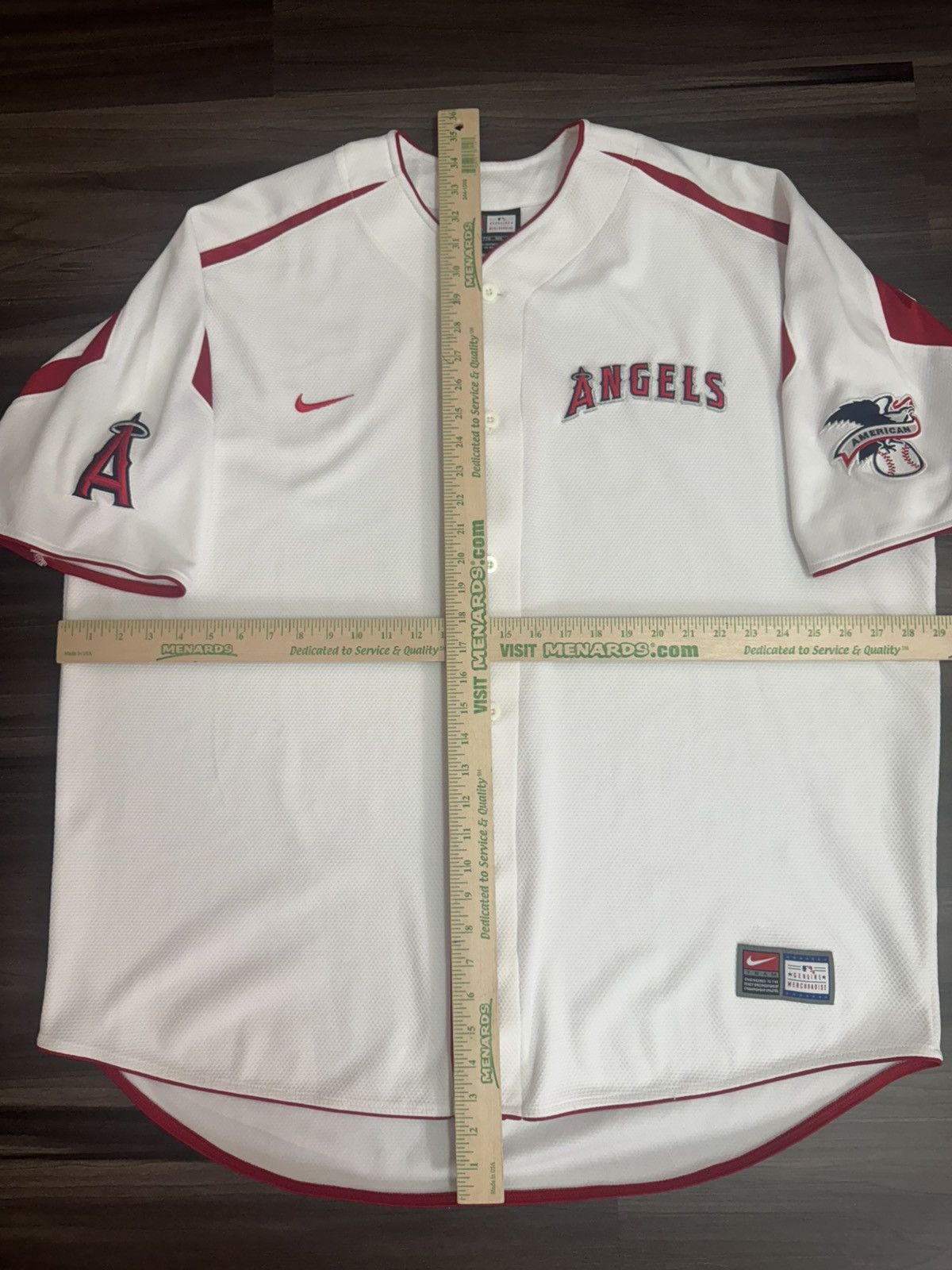 Nike Anaheim Los Angeles Angels MLB Stitched Patch Jersey Size US XXL / EU 58 / 5 - 8 Thumbnail