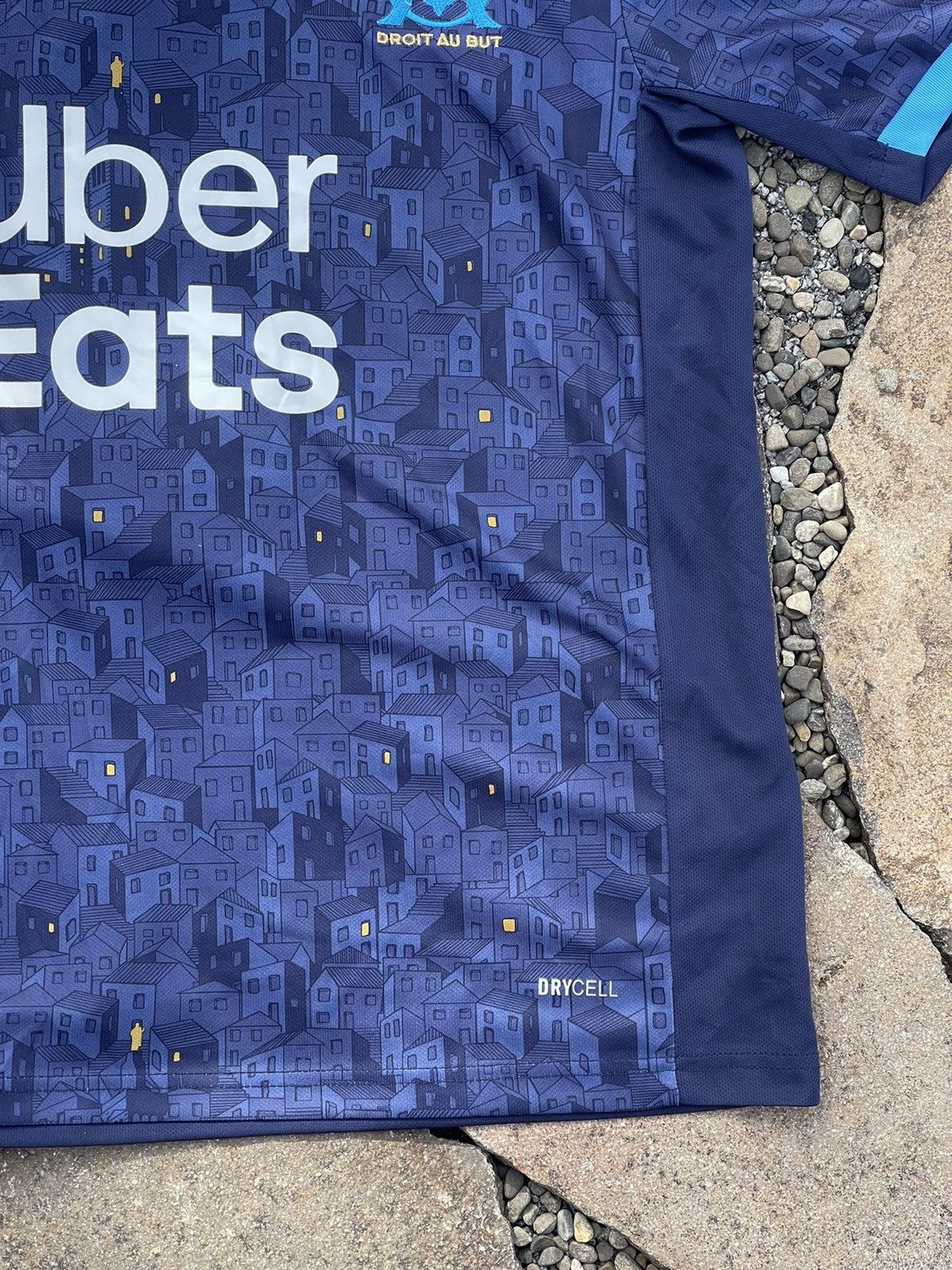 Puma 2020 Puma Marseille blue full print soccer jersey Size US L / EU 52-54 / 3 - 5 Thumbnail