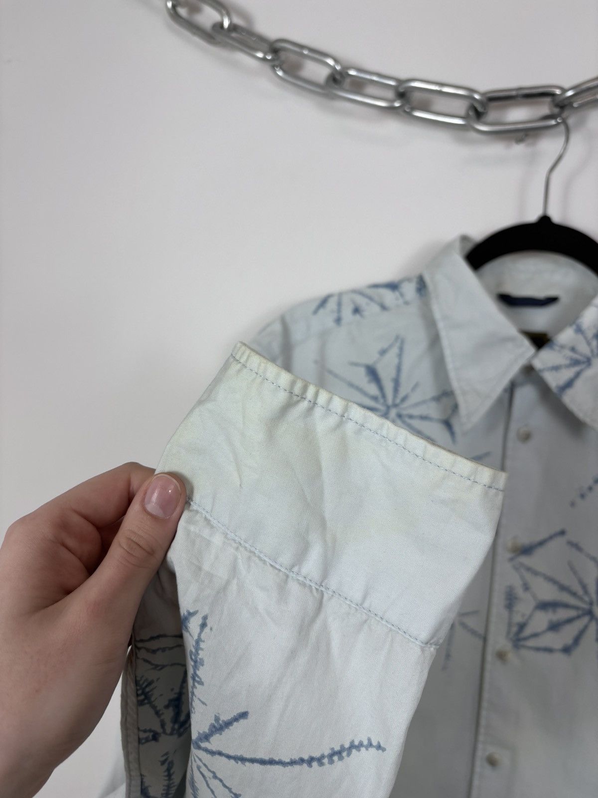 Kenzo Kenzo Homme Vintage Men’s Ice Web Print Long Sleeve Shirt Size US XL / EU 56 / 4 - 13 Thumbnail
