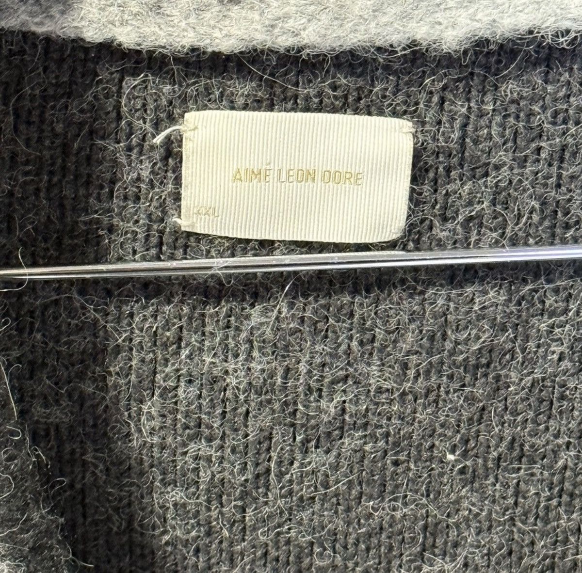 Aime Leon Dore Aime Leon Dore Cardigan Black White Mens Size 2XL Size US XL / EU 56 / 4 - 2 Thumbnail