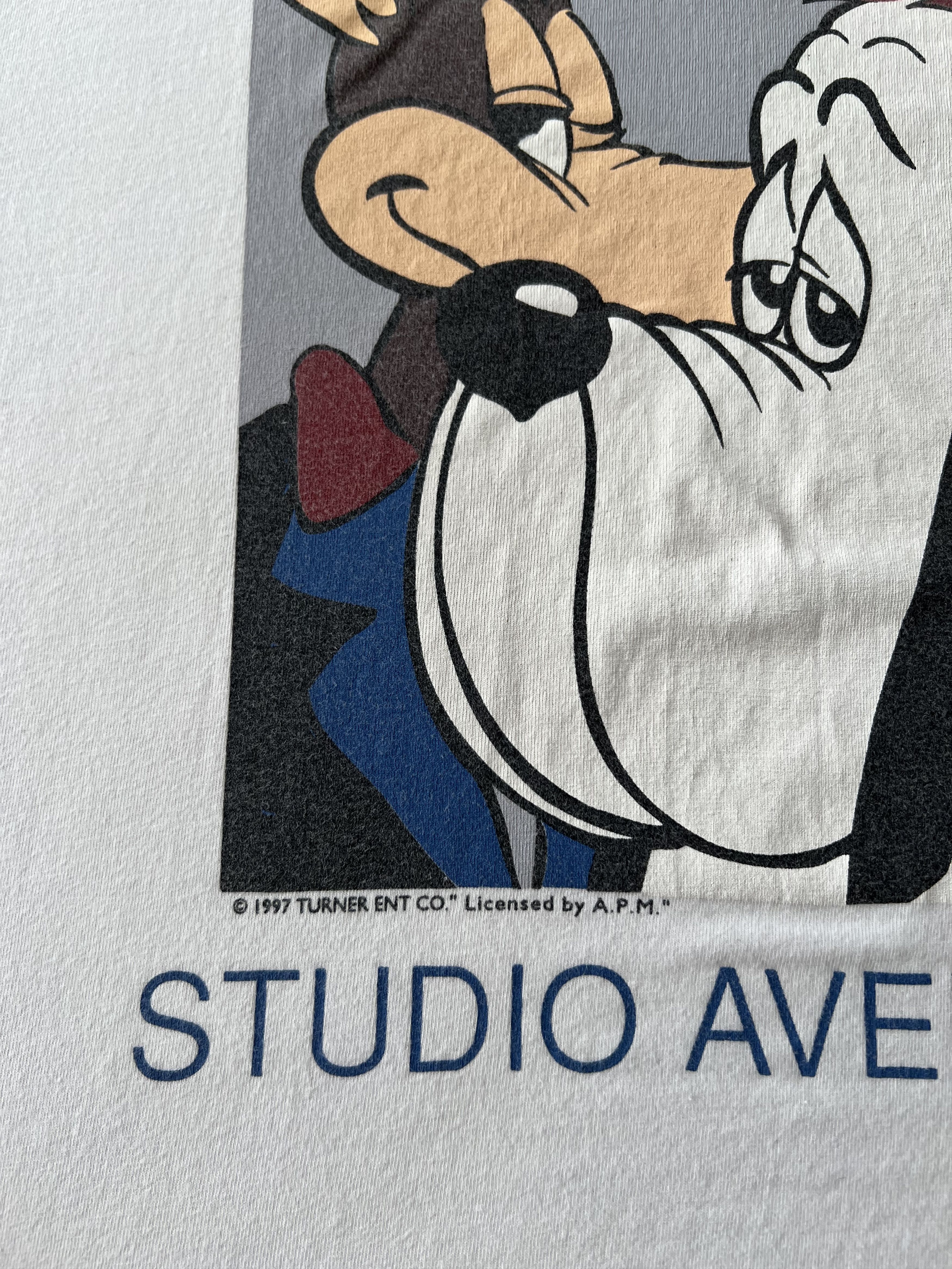 Cartoon Network Vintage 1997 Droopy Dog Studio Aventures Tex Avery T-shirt Size US M / EU 48-50 / 2 - 6 Thumbnail