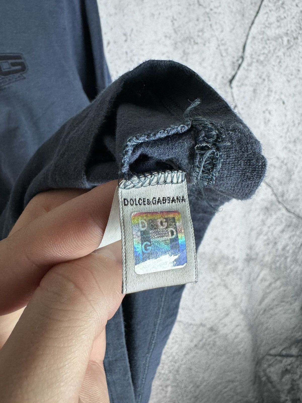 Dolce & Gabbana × Vintage Dolce & Gabbana stretchable D&G long sleeve Streetwear Size US S / EU 44-46 / 1 - 4 Thumbnail