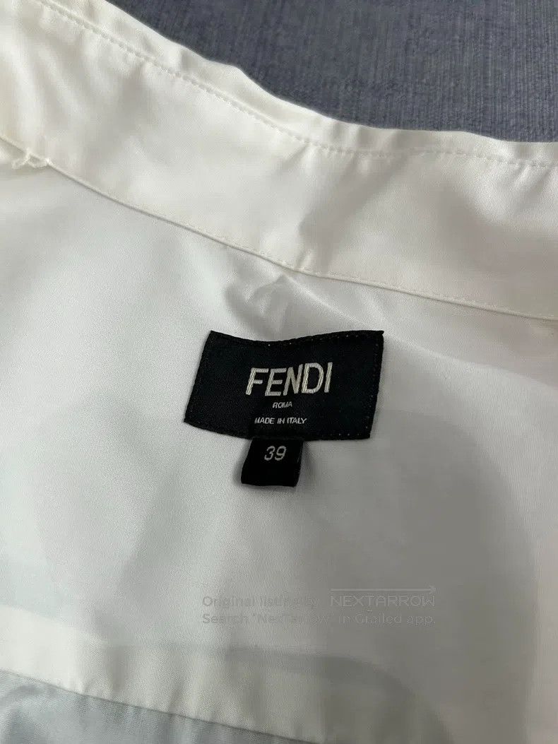 Fendi Fendi size 39 White Men's Shirt Size US XXS / EU 40 - 6 Thumbnail