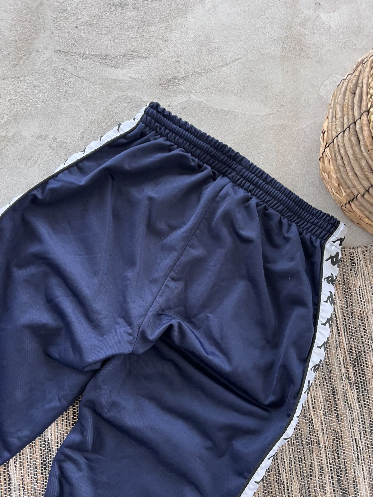 Kappa Vintage Kappa Navy Side Stripes Sportswear Sweatpants Y2K Size US 32 / EU 48 - 12 Thumbnail