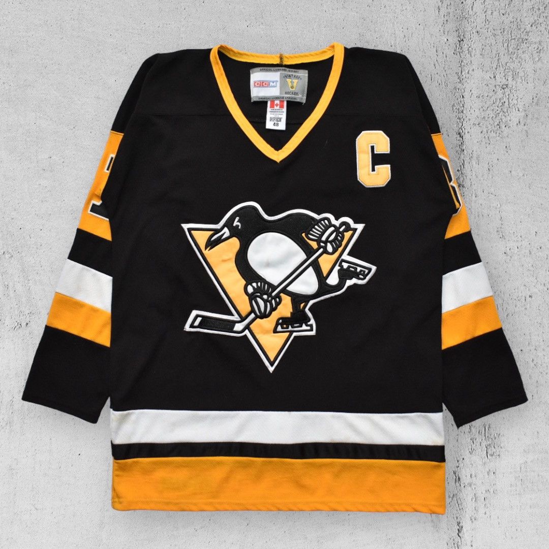 Ccm Vintage Pittsburgh Penguins Sidney Crosby NHL CCM Jersey (M) Size US M / EU 48-50 / 2 - 2 Thumbnail
