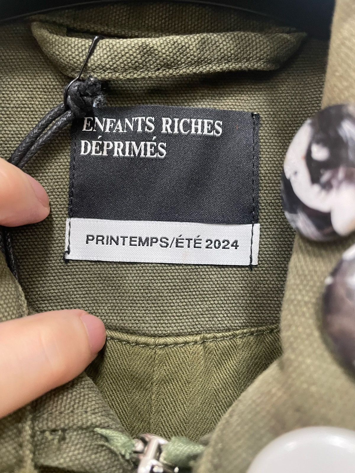 Enfants Riches Deprimes Enfants Riches Deprimes ERD 24SS Distressed Badage Jacket Size US L / EU 52-54 / 3 - 5 Thumbnail