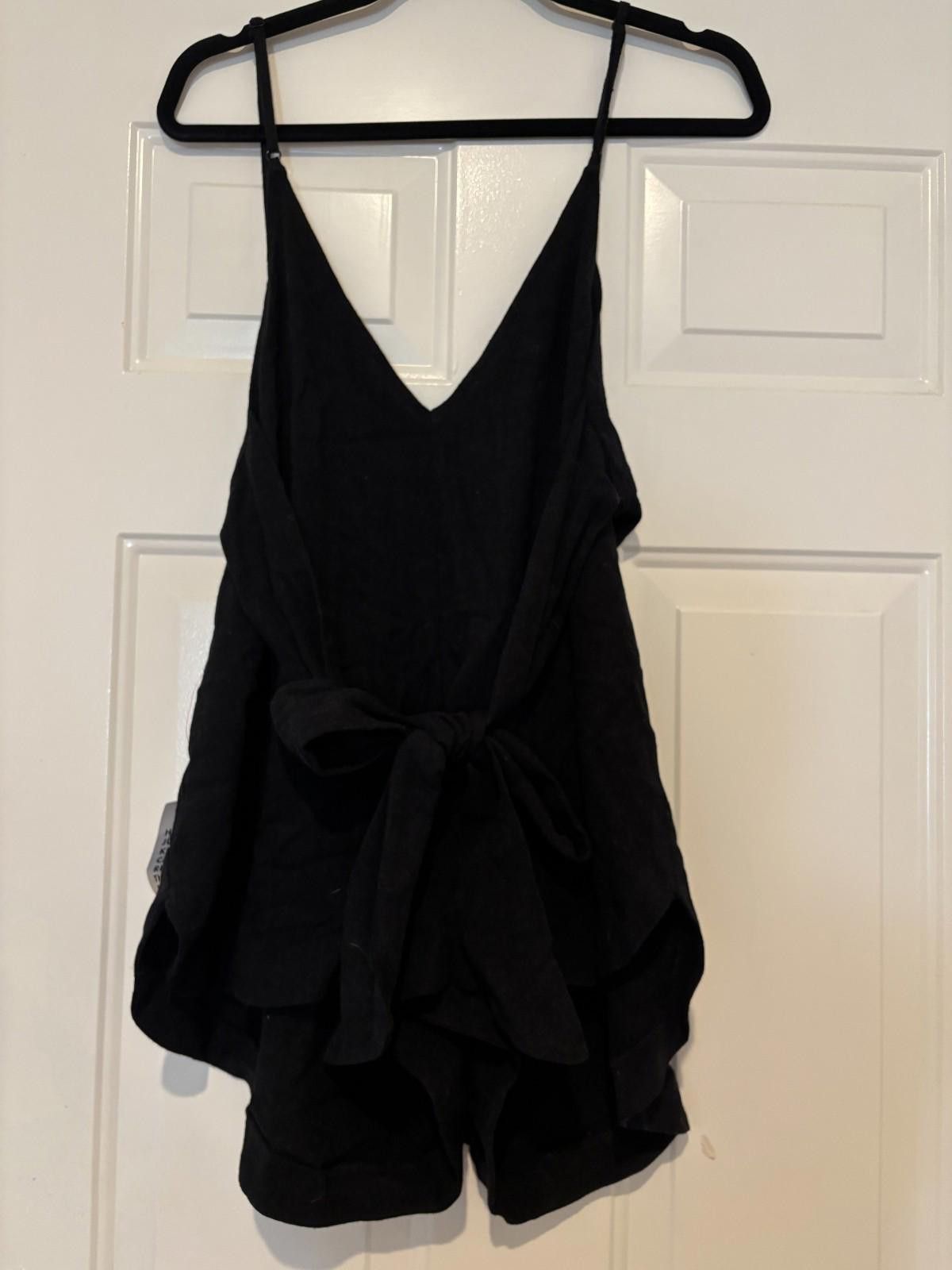 Nordstrom Women's Nordstrom sz 4 black shorts jumpsuit #607 Size 27" / US 4 / IT 40 - 2 Thumbnail
