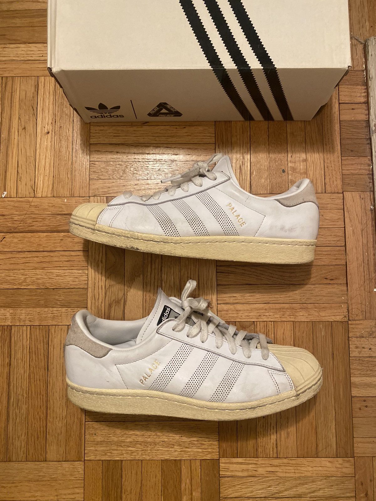 Adidas × Palace Adidas Palace Superstars SS19 Size US 9 / EU 42 - 2 Thumbnail
