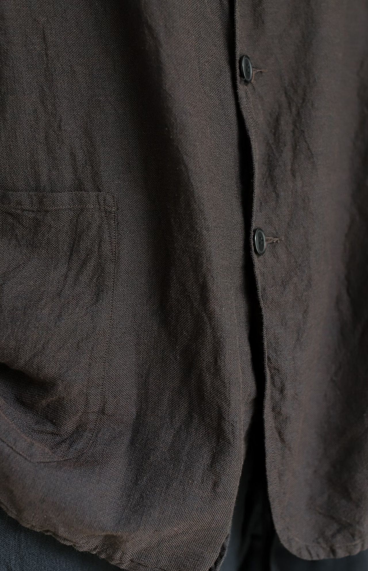 Comoli 26SS Silk Cotton Jacket, NWT, Brown, Size 3, D01-01022 Size US L / EU 52-54 / 3 - 12 Thumbnail