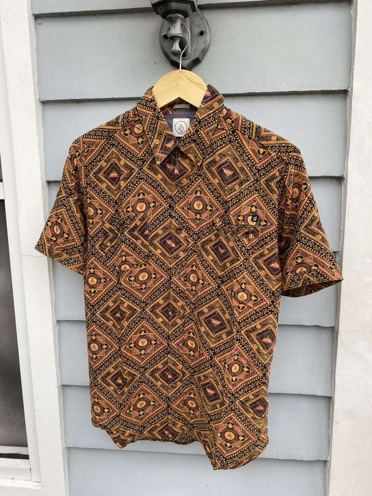 Other × Vintage Volcom Stone Graphic Print Traditional Batic Style Size US S / EU 44-46 / 1 - 1 Thumbnail